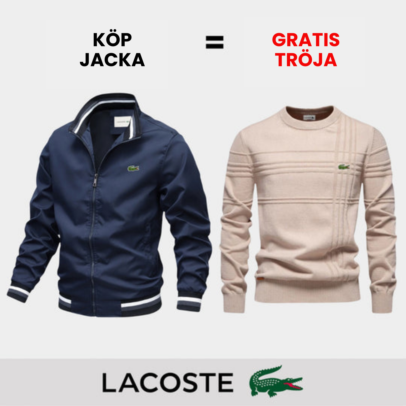 CASUAL JACKA + GRATIS TRÖJA || BEGRÄNSAT ERBJUDANDE