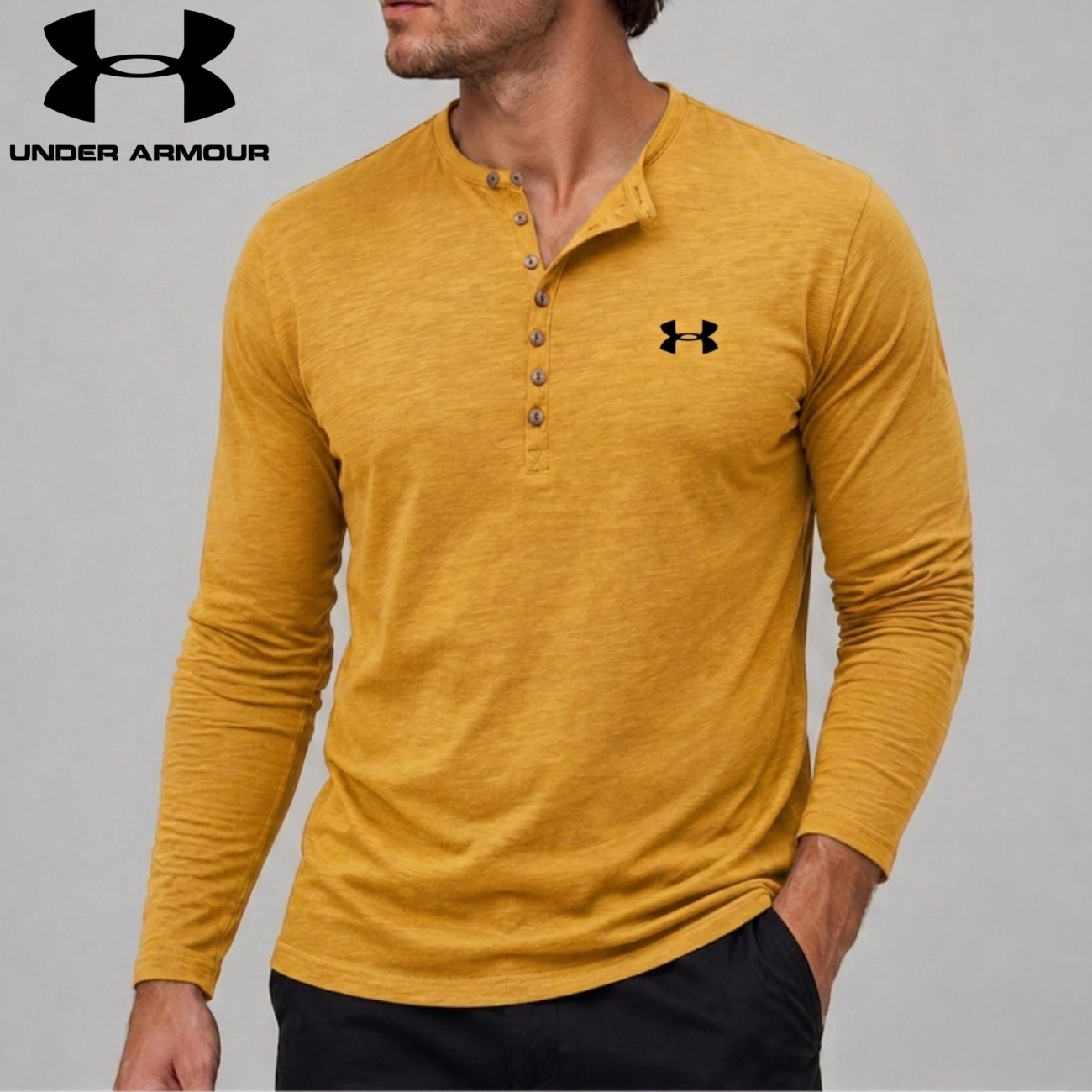 Långärmad Henley || Utförsäljning