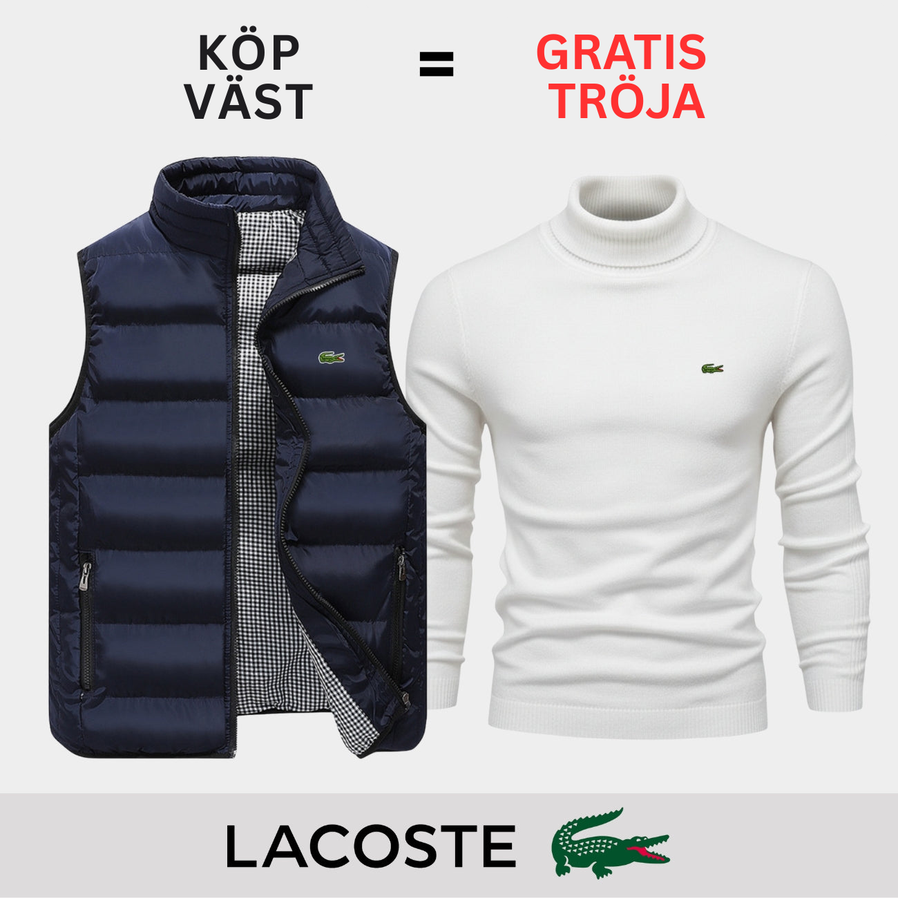 PREMIUM CASUAL VÄST + TRÖJA ERBJUDANDE || BEGRÄNSAT TID ERBJUDANDE