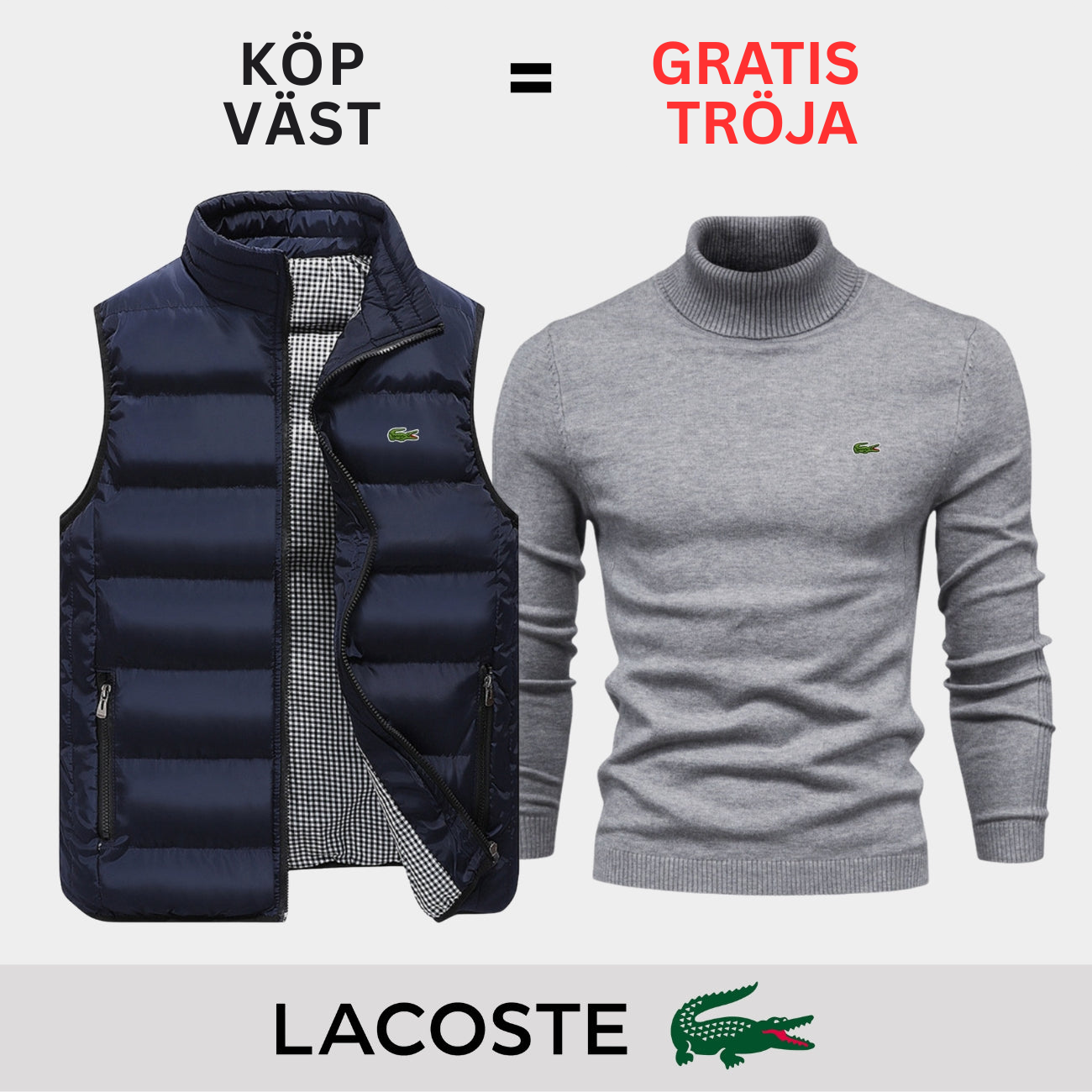 PREMIUM CASUAL VÄST + TRÖJA ERBJUDANDE || BEGRÄNSAT TID ERBJUDANDE