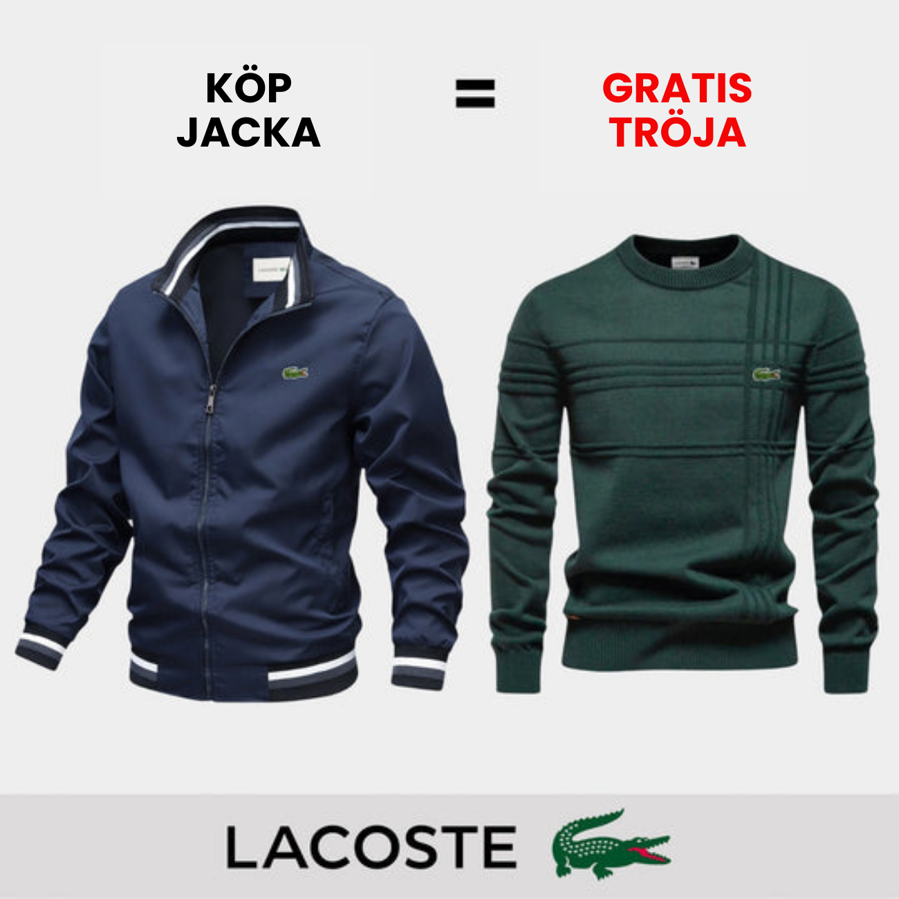 CASUAL JACKA + GRATIS TRÖJA || BEGRÄNSAT ERBJUDANDE