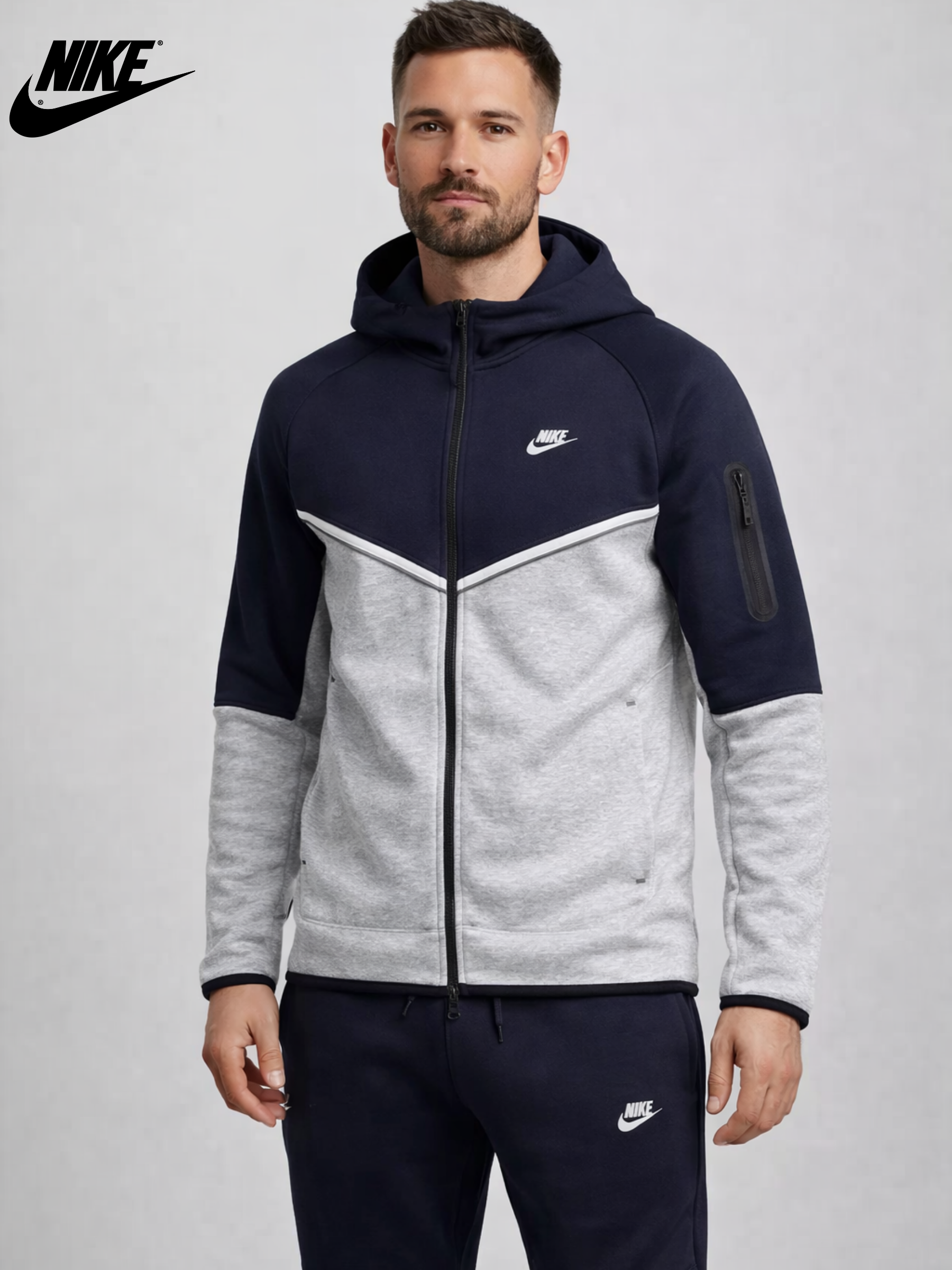Mångsidig Zip-Up Hoodie || Rea