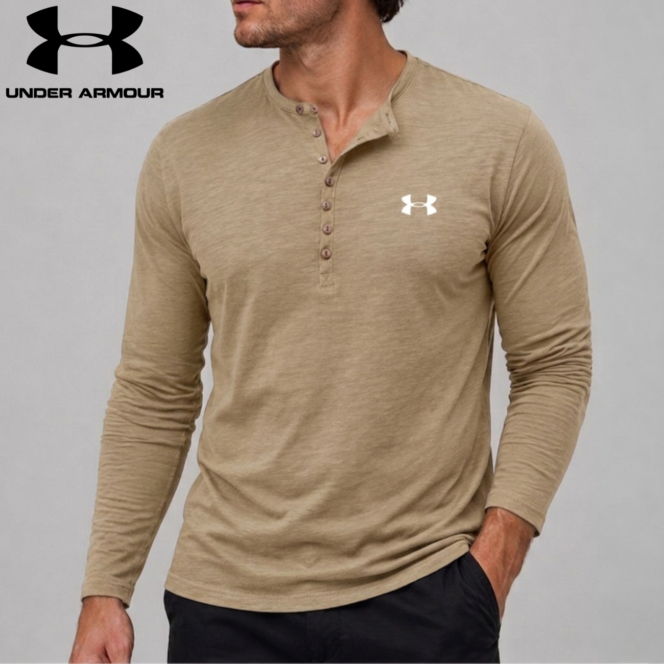 Långärmad Henley || Utförsäljning