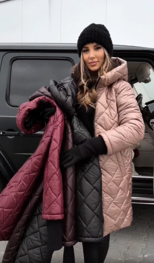 Bogna | Elegant quiltad dunjacka med huva