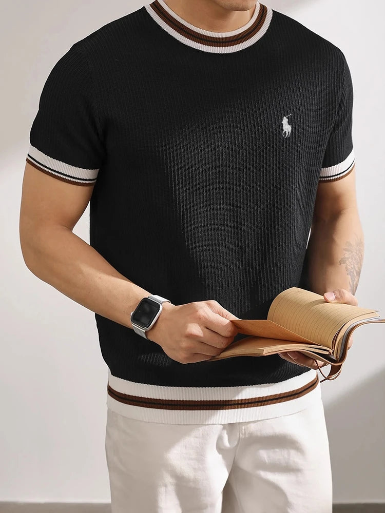 Casual T-shirt för män - med ren passform