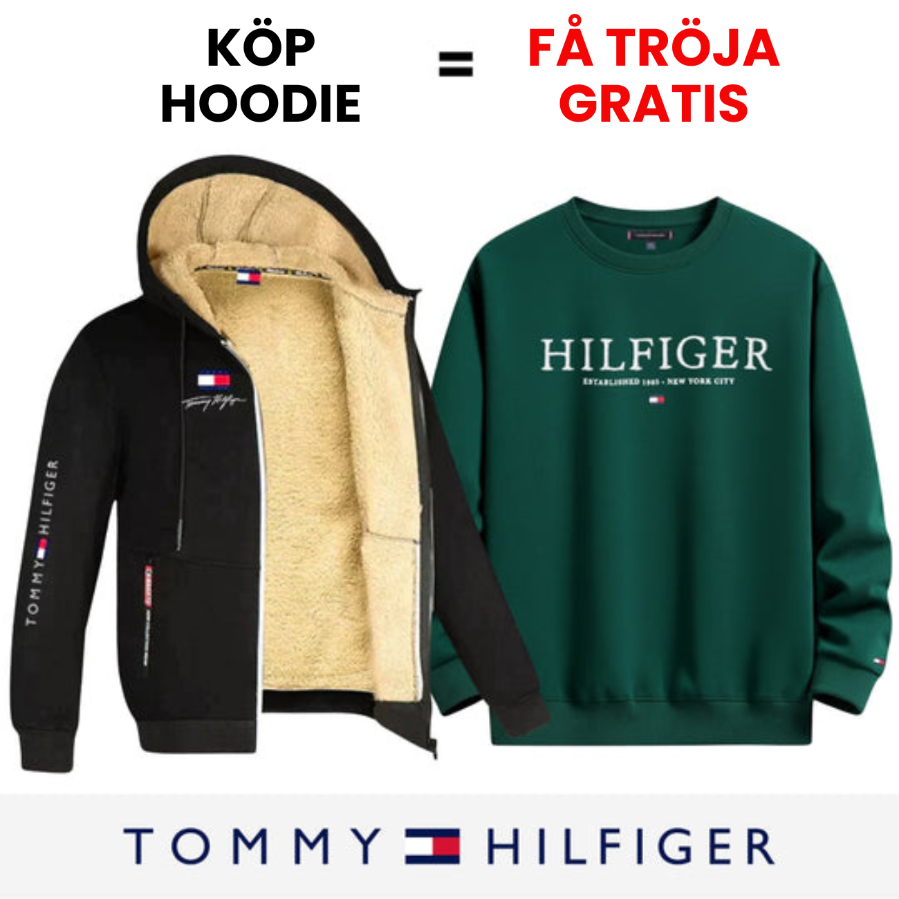 Premium Sherpa Hoodie + Sweat Erbjudande || BEGRÄNSAD ERBJUDANDE
