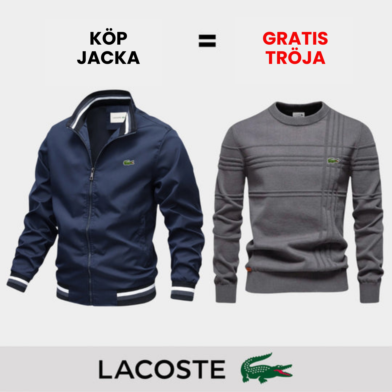 CASUAL JACKA + GRATIS TRÖJA || BEGRÄNSAT ERBJUDANDE