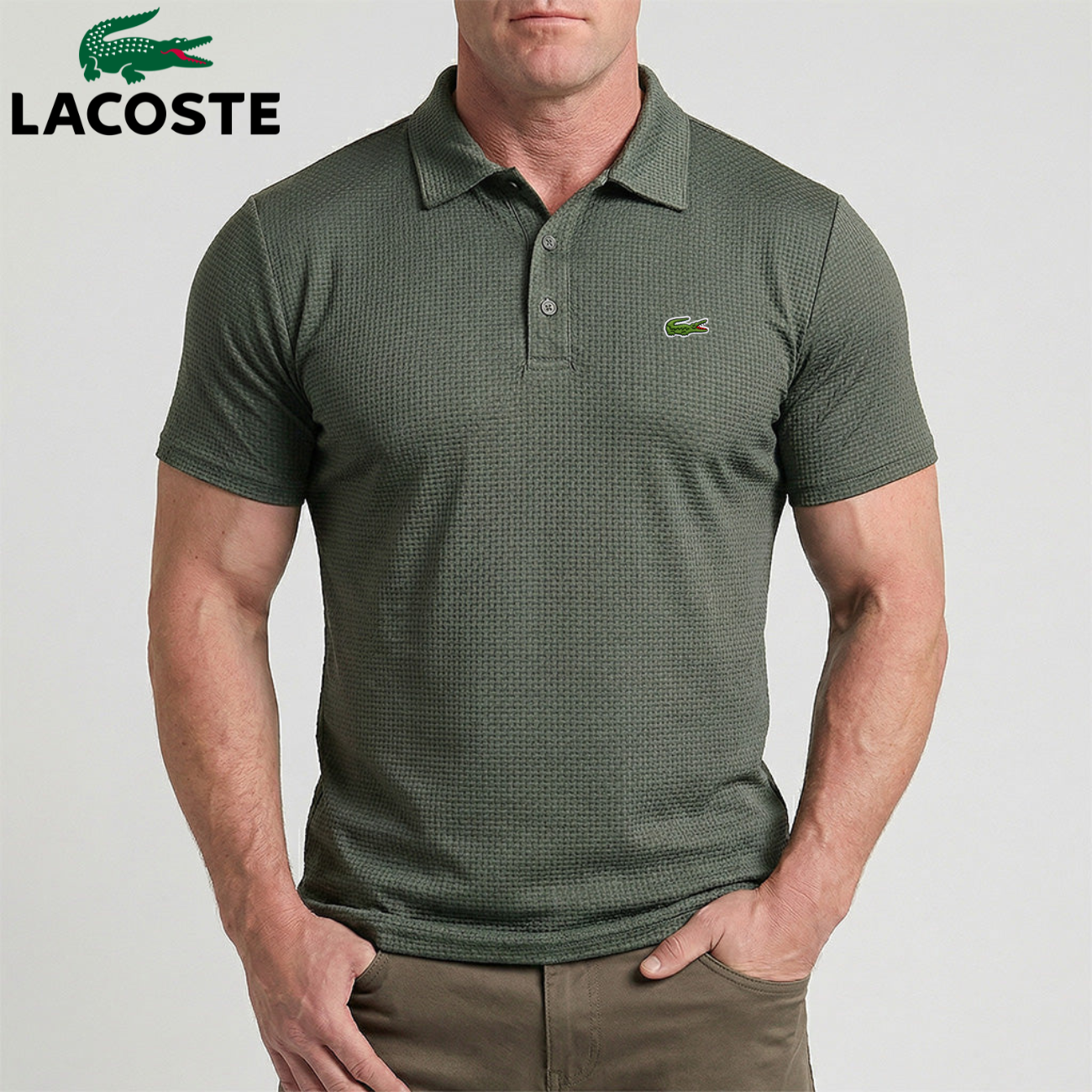 Waffle-Weave Tech Polo || Utförsäljning