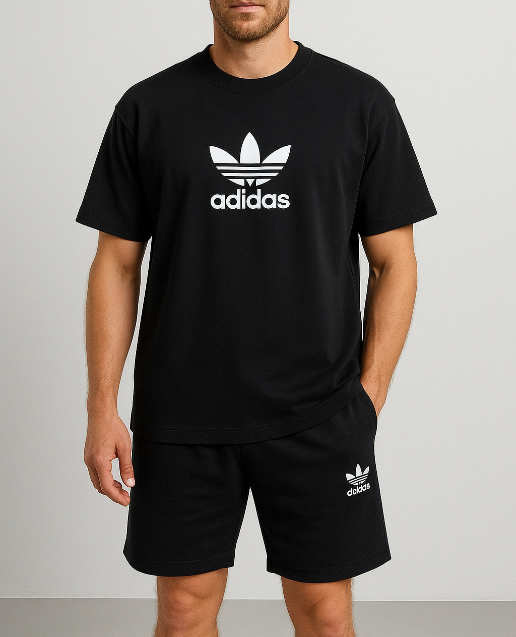 Avslappnad Herroutfit || T-shirt och Shorts
