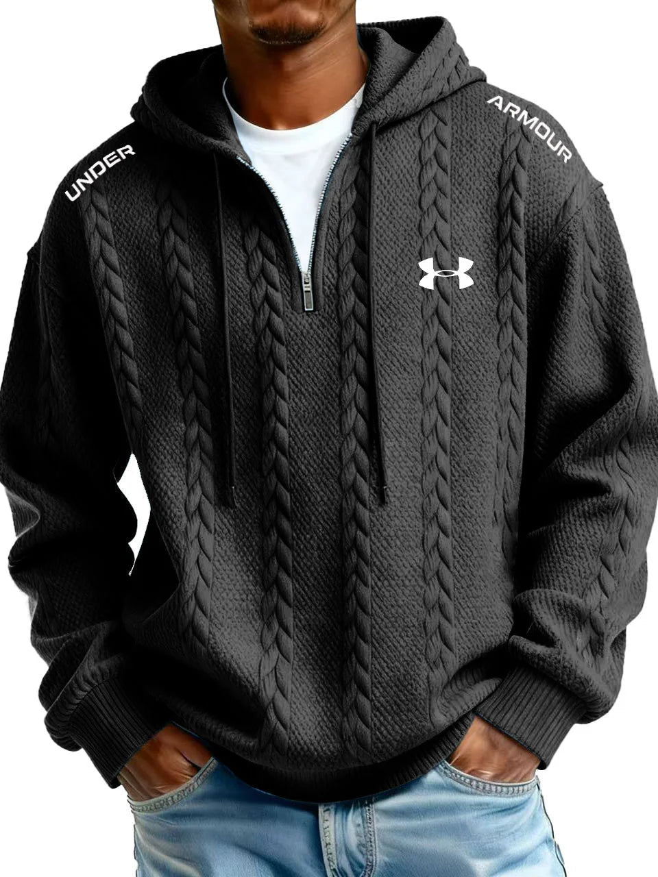 UA halvzip-hoodie
