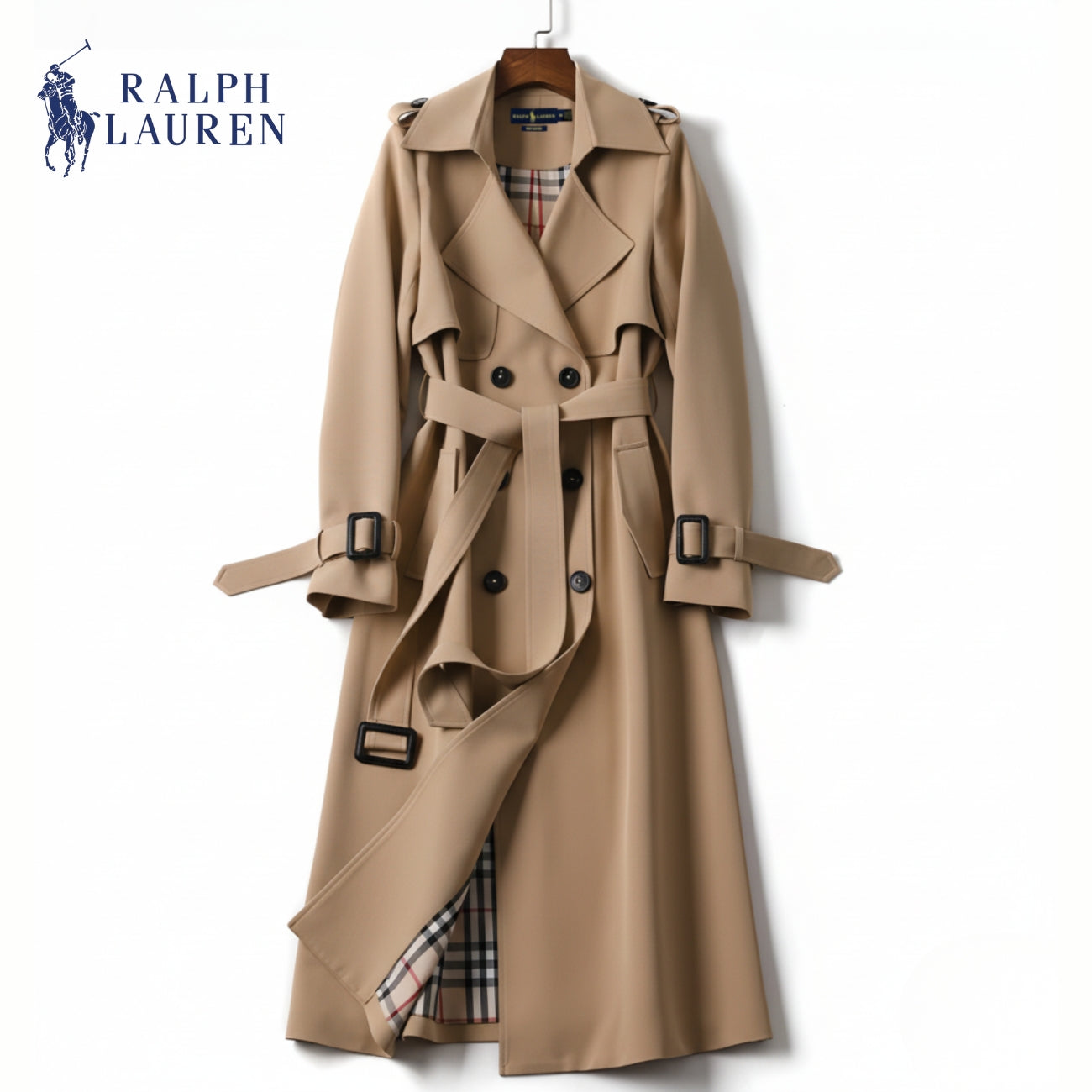 Elegant Trenchcoat med Bälte || UTFÖRSÄLJNINGSPRIS