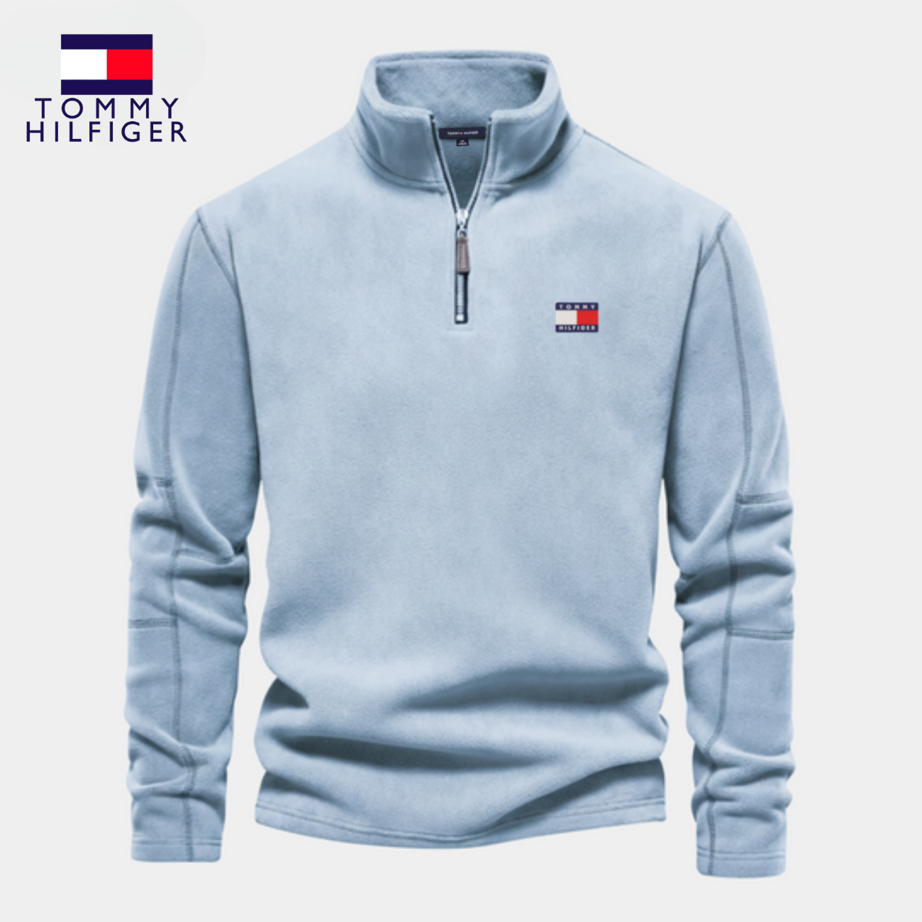 TH™ Half Zip Sweatshirt | I Bomull