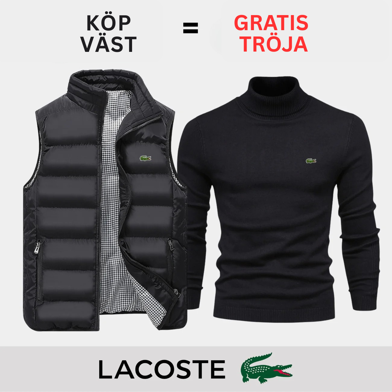 PREMIUM CASUAL VÄST + TRÖJA ERBJUDANDE || BEGRÄNSAT TID ERBJUDANDE