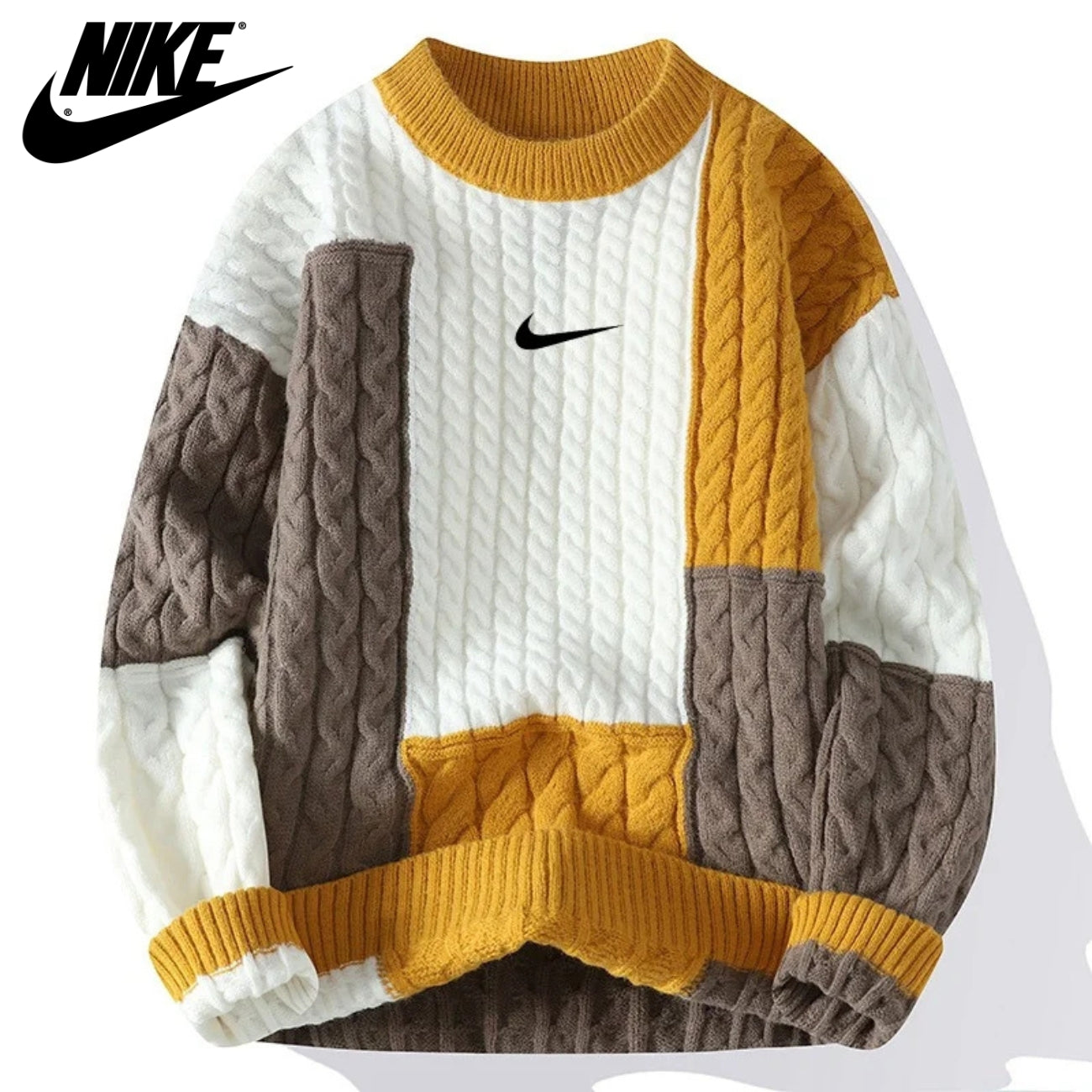 Retro Patchwork Tröja || Utförsäljningspris