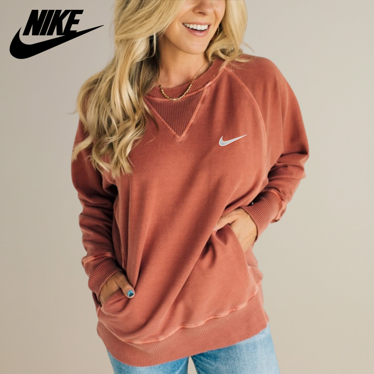 Faded Casual Sweater || UTFÖRSÄLJNING