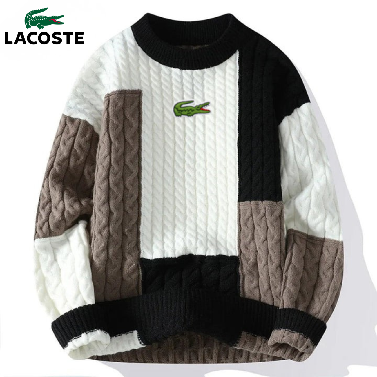 Retro Patchwork Tröja - UTFÖRSÄLJNING AV KOLLEKTION