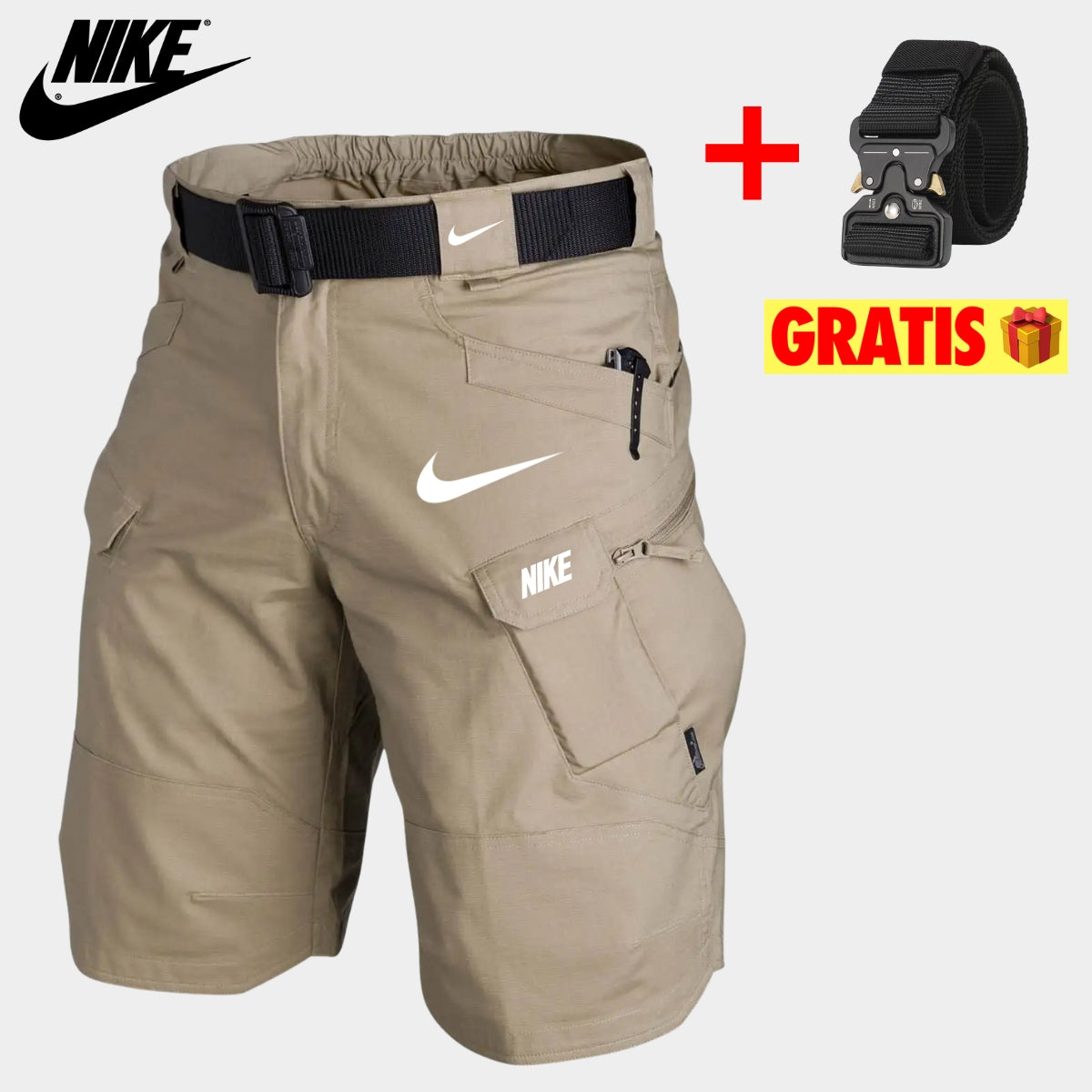 Taktiska Cargo-shorts + Gratis Bälte || UTFÖRSÄLJNING