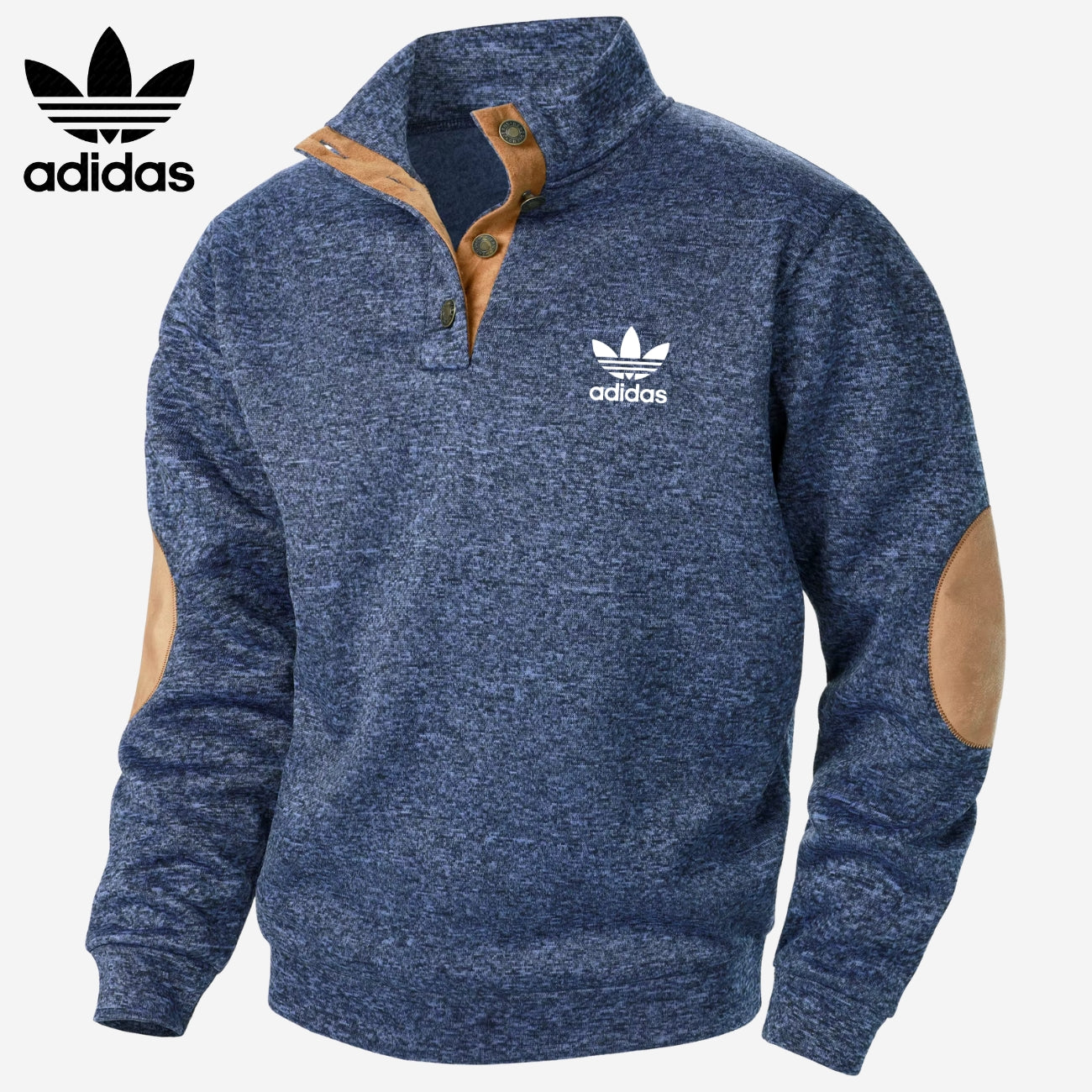 Halvknäppt sweatshirt || UTFÖRSÄLJNING