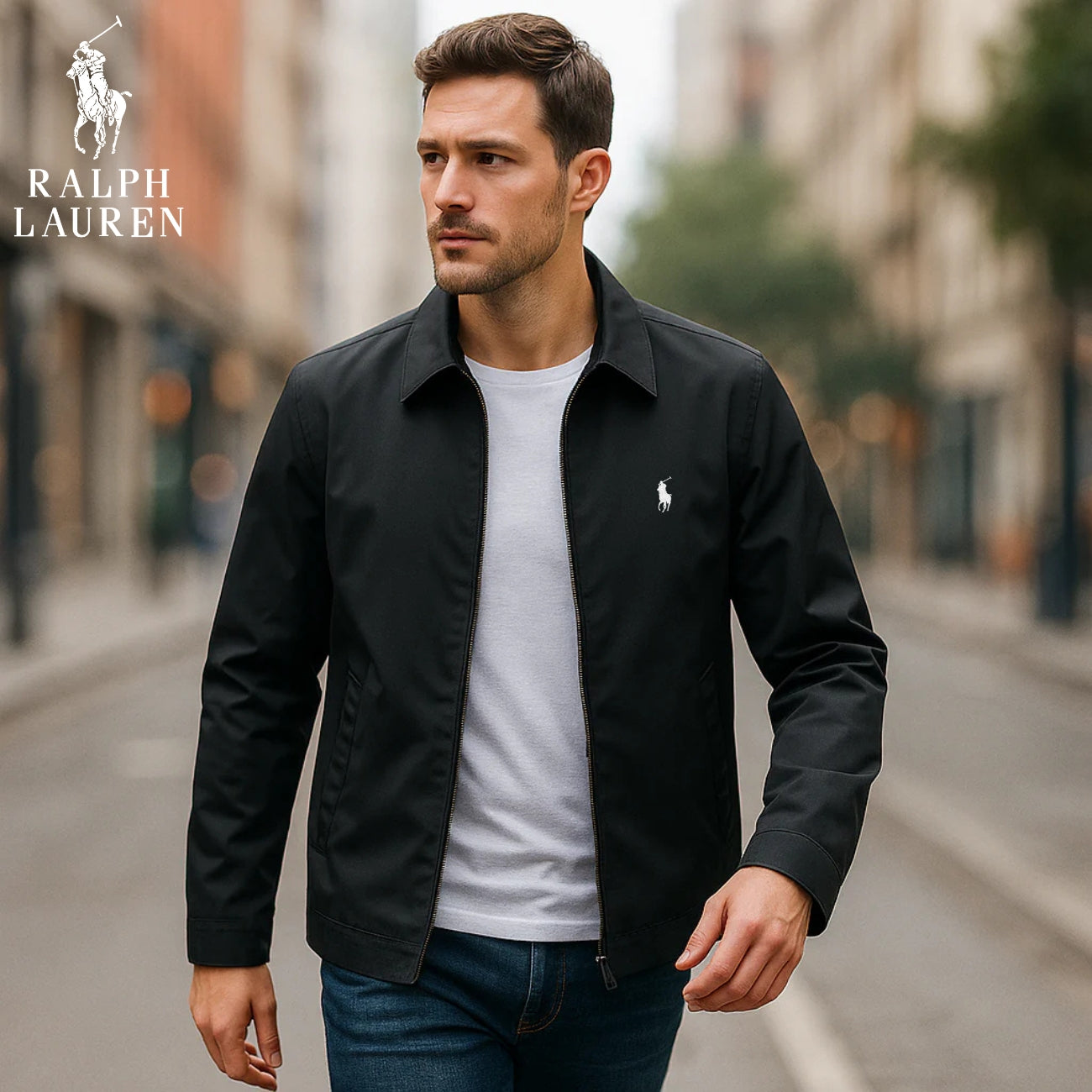 Elegant jacka med dragkedja || UTFÖRSÄLJNINGSPRIS