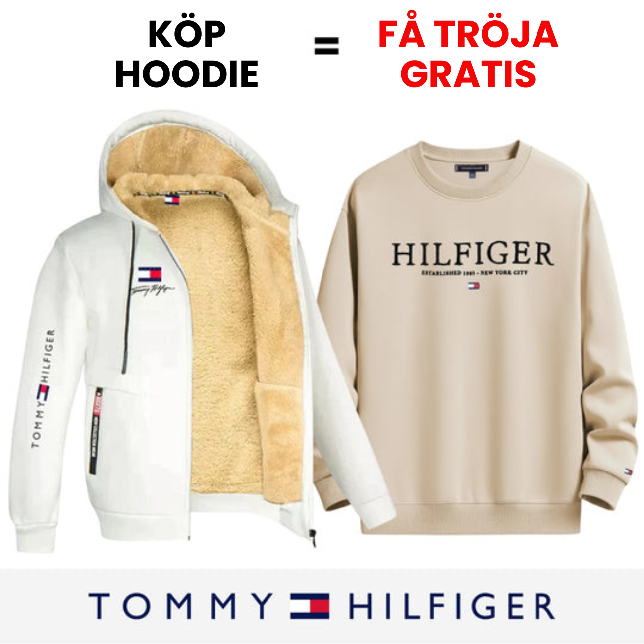Premium Sherpa Hoodie + Sweat Erbjudande || BEGRÄNSAD ERBJUDANDE