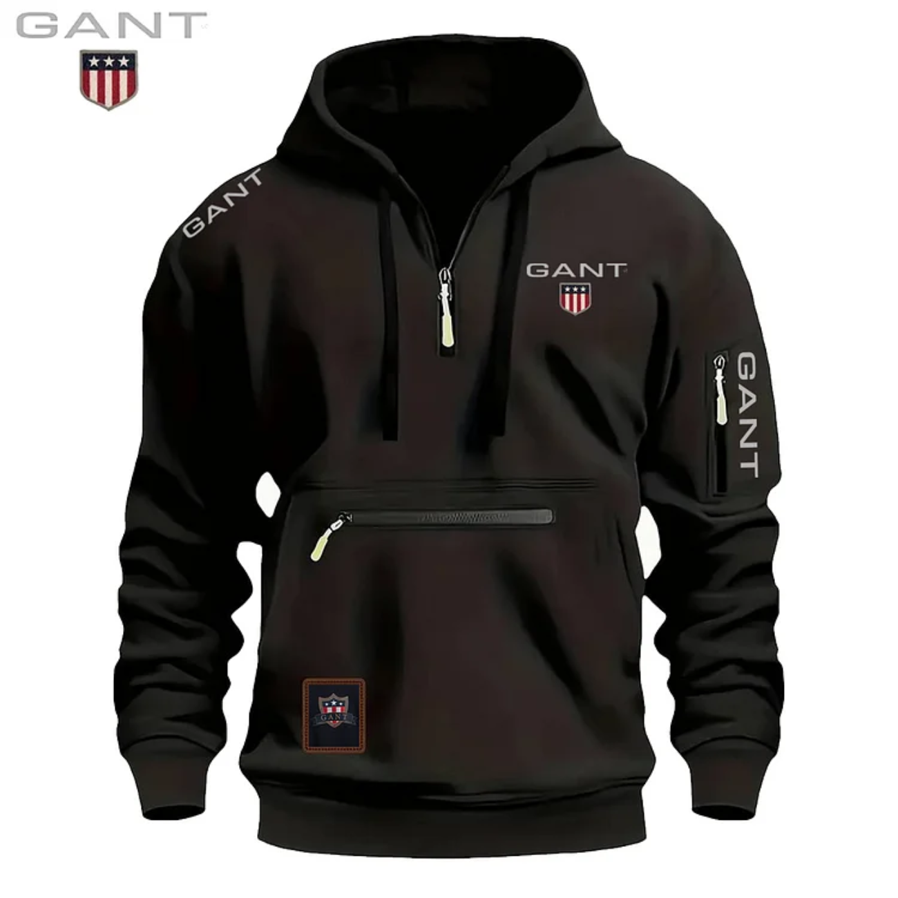 2026 Urban Halv-Dragkedja Prestanda-Hoodie || REA UTGÅENDE VAROR