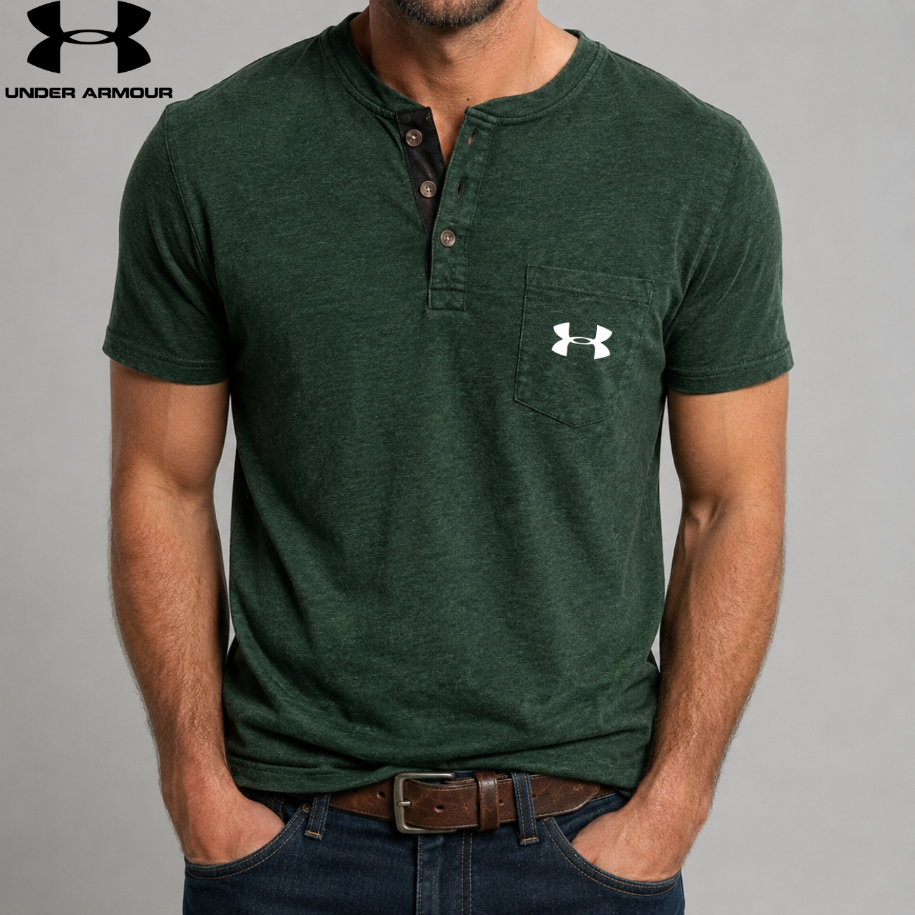 Premium Slub Knit Henley || Utförsäljning