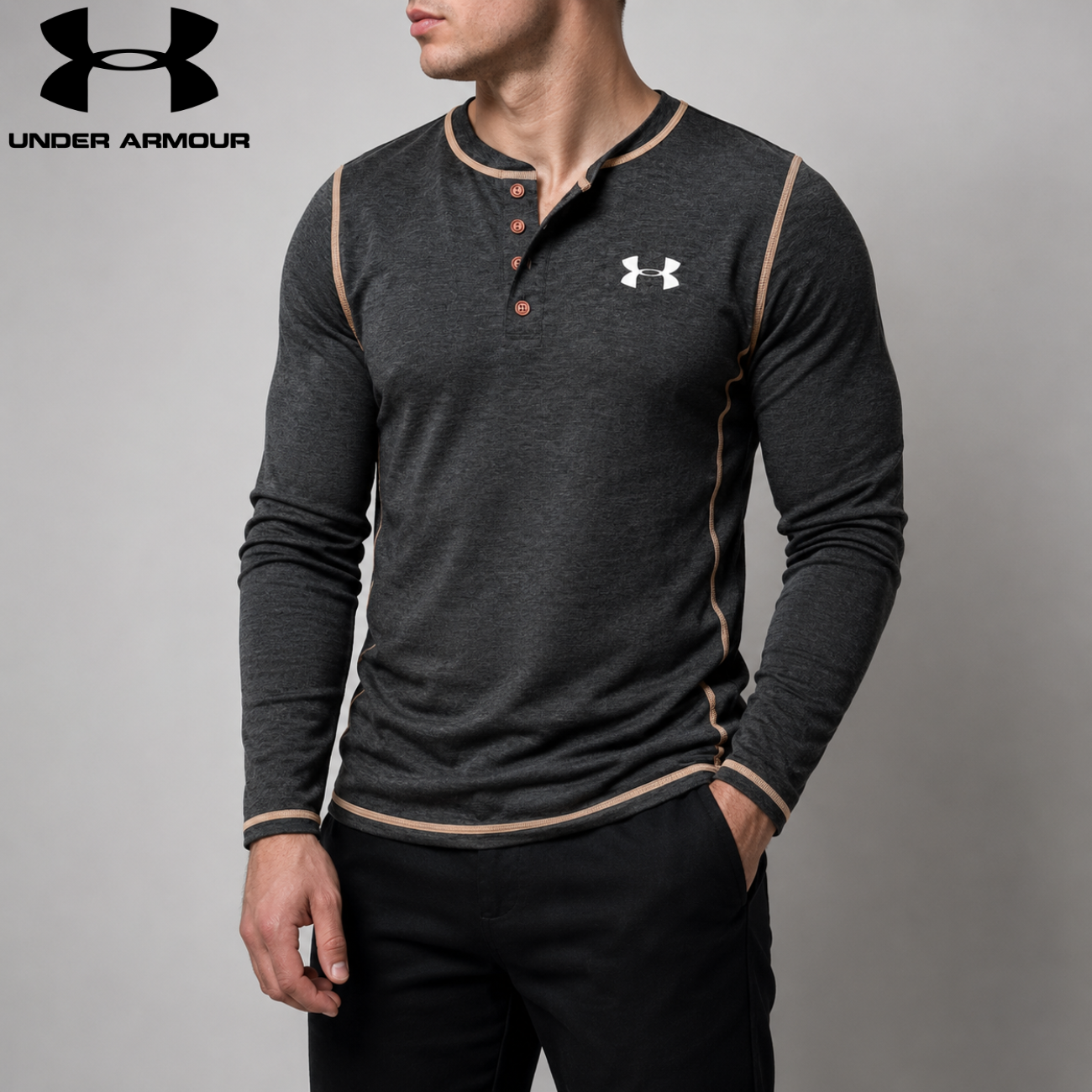 Långärmad Henley || Utförsäljning