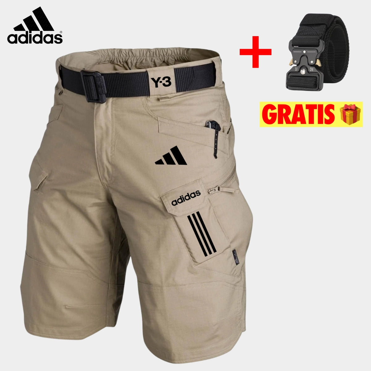 Taktiska Cargo-shorts + Gratis Bälte || UTFÖRSÄLJNING