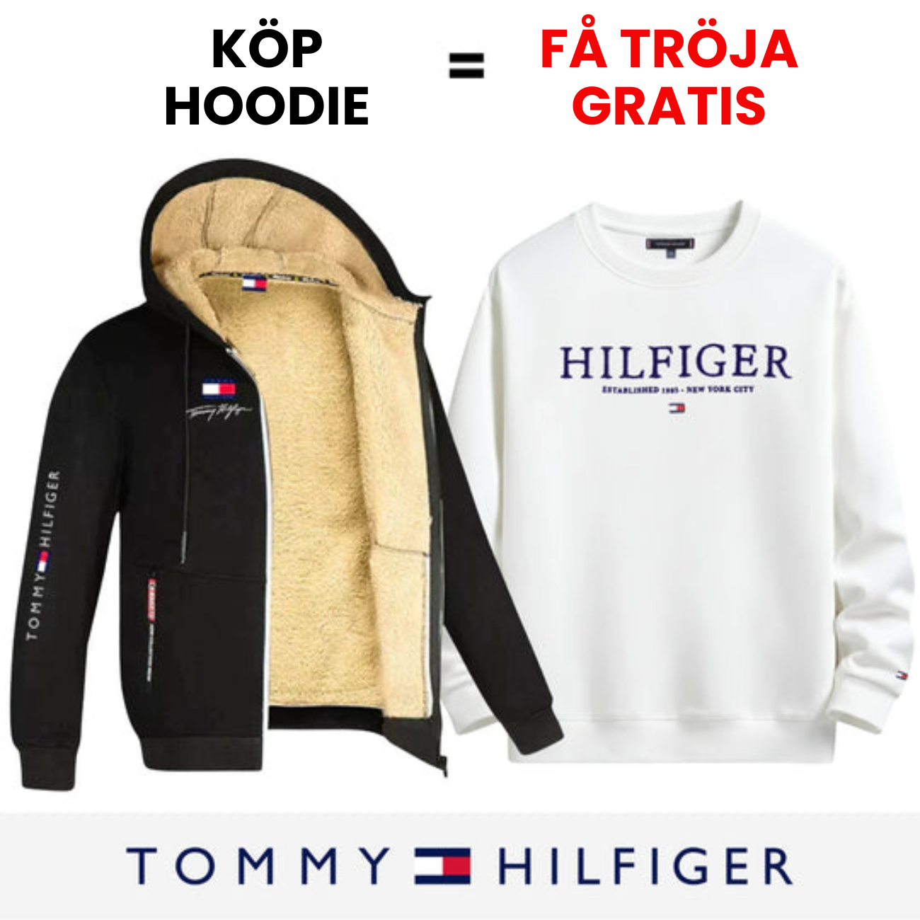 Premium Sherpa Hoodie + Sweat Erbjudande || BEGRÄNSAD ERBJUDANDE