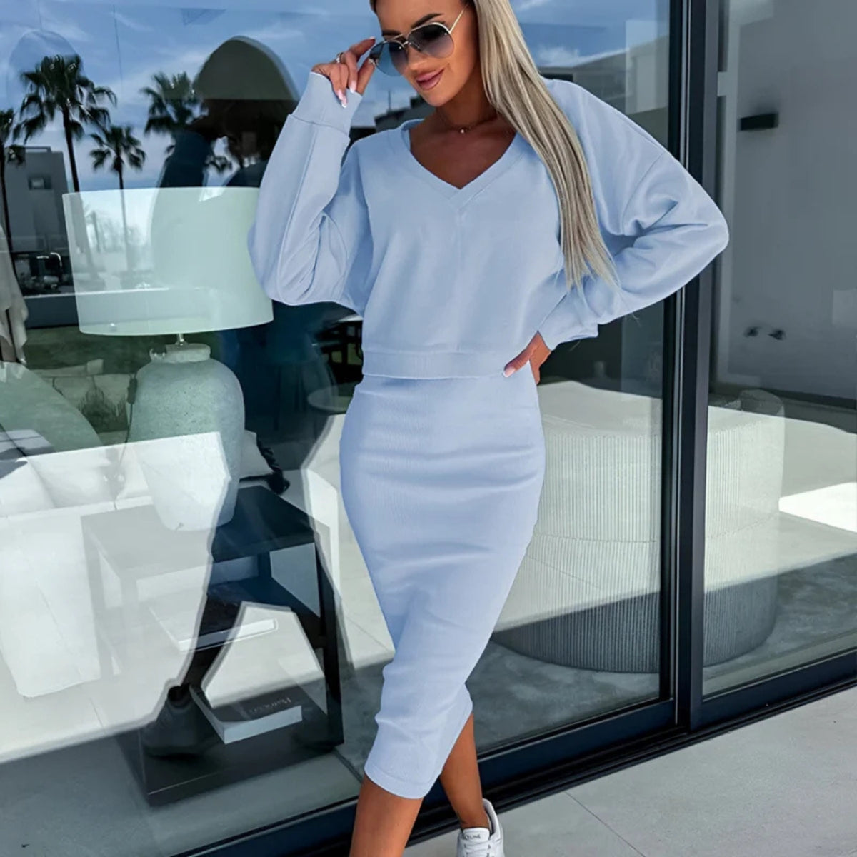 Vardagselegant Outfit - 3 Delars Set