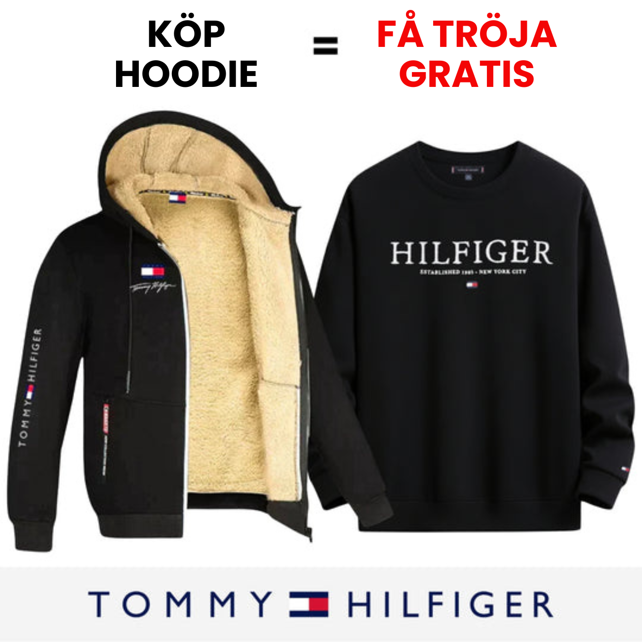 Premium Sherpa Hoodie + Sweat Erbjudande || BEGRÄNSAD ERBJUDANDE