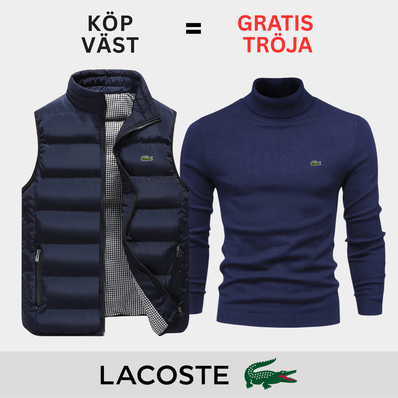 PREMIUM CASUAL VÄST + TRÖJA ERBJUDANDE || BEGRÄNSAT TID ERBJUDANDE