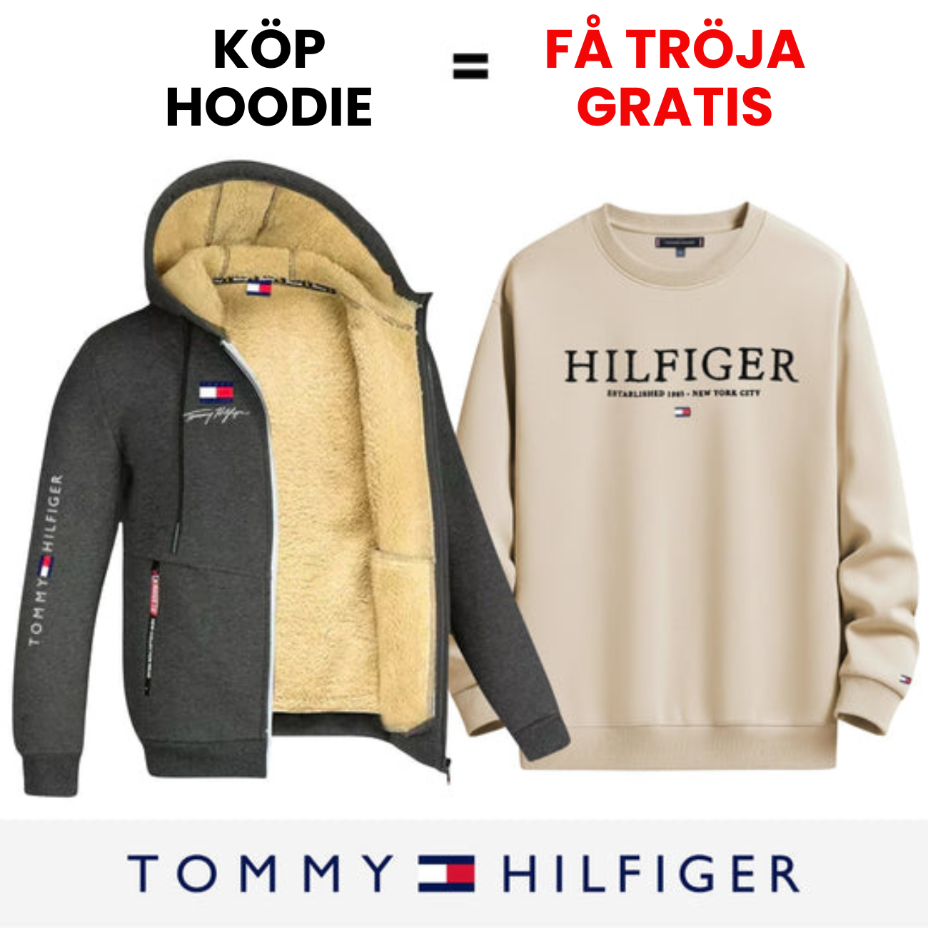 Premium Sherpa Hoodie + Sweat Erbjudande || BEGRÄNSAD ERBJUDANDE