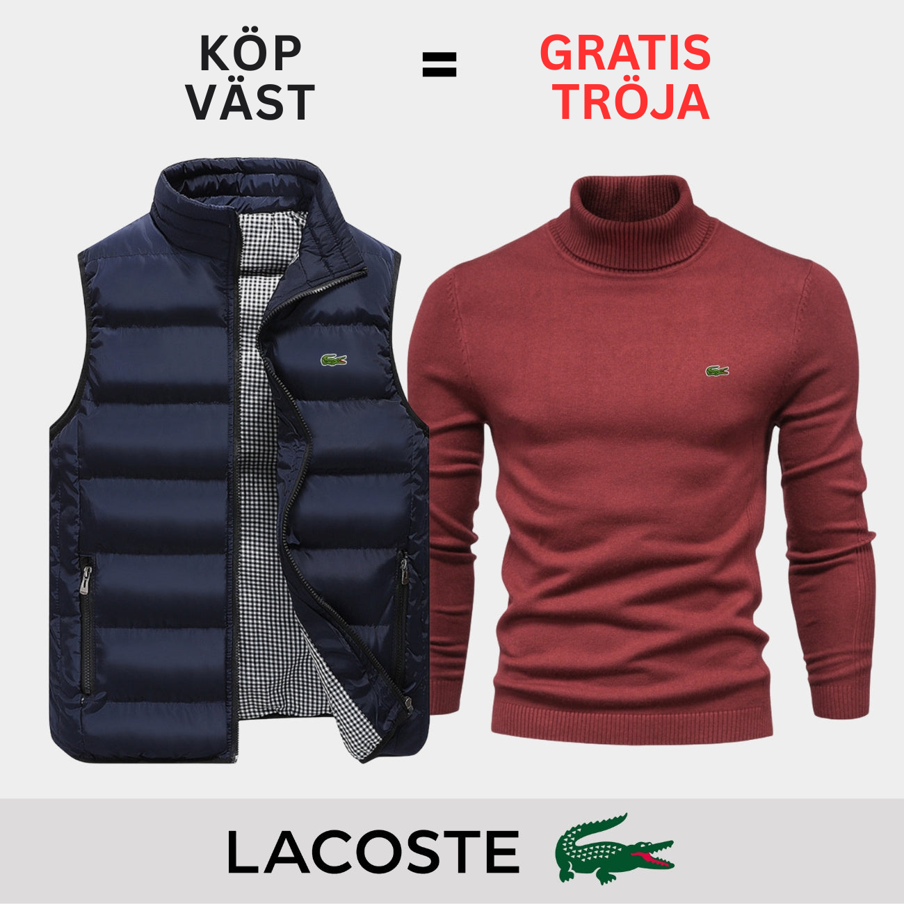 PREMIUM CASUAL VÄST + TRÖJA ERBJUDANDE || BEGRÄNSAT TID ERBJUDANDE