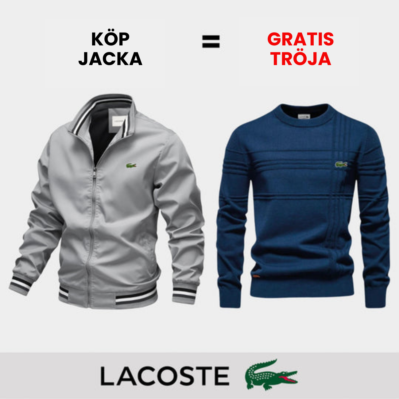 CASUAL JACKA + GRATIS TRÖJA || BEGRÄNSAT ERBJUDANDE