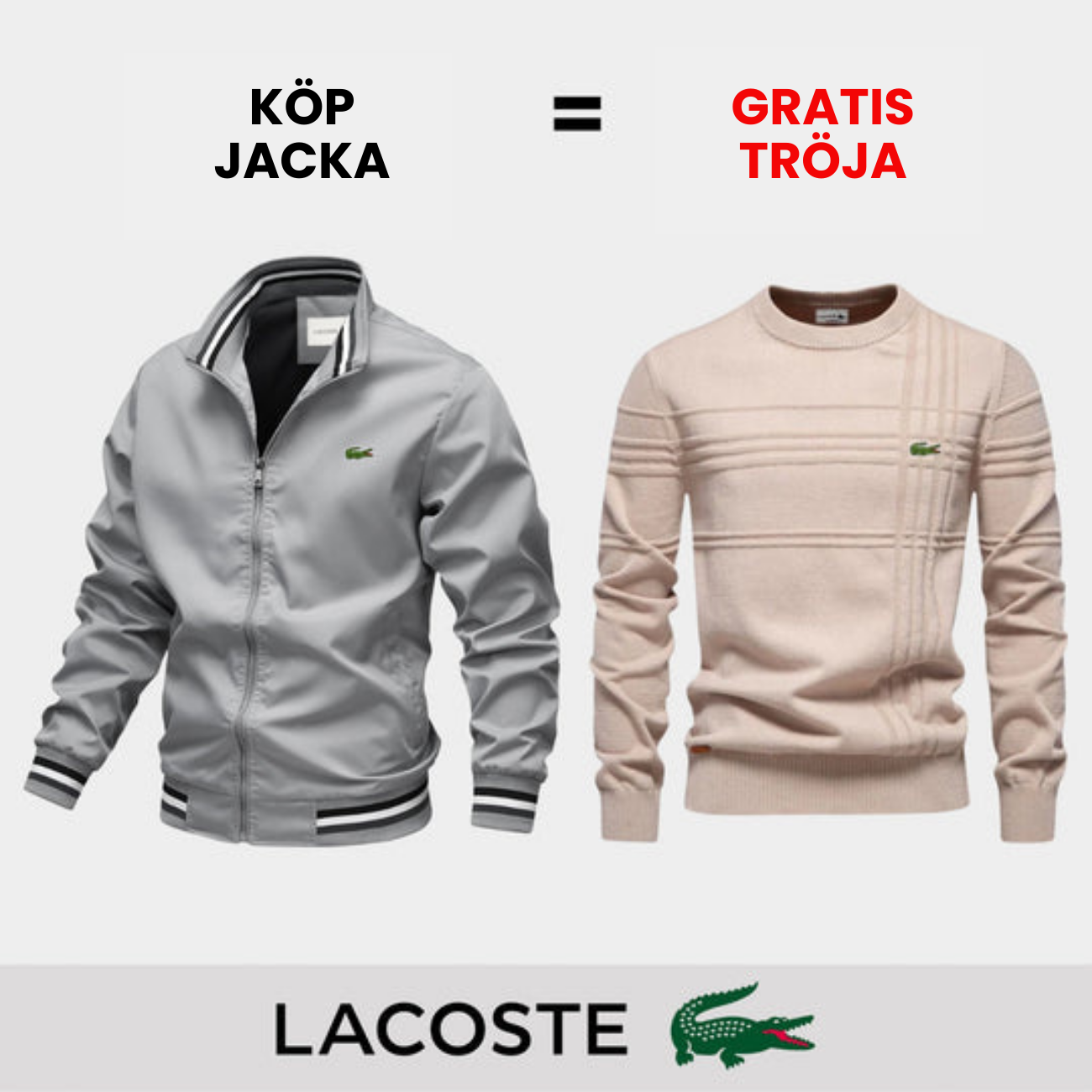 CASUAL JACKA + GRATIS TRÖJA || BEGRÄNSAT ERBJUDANDE
