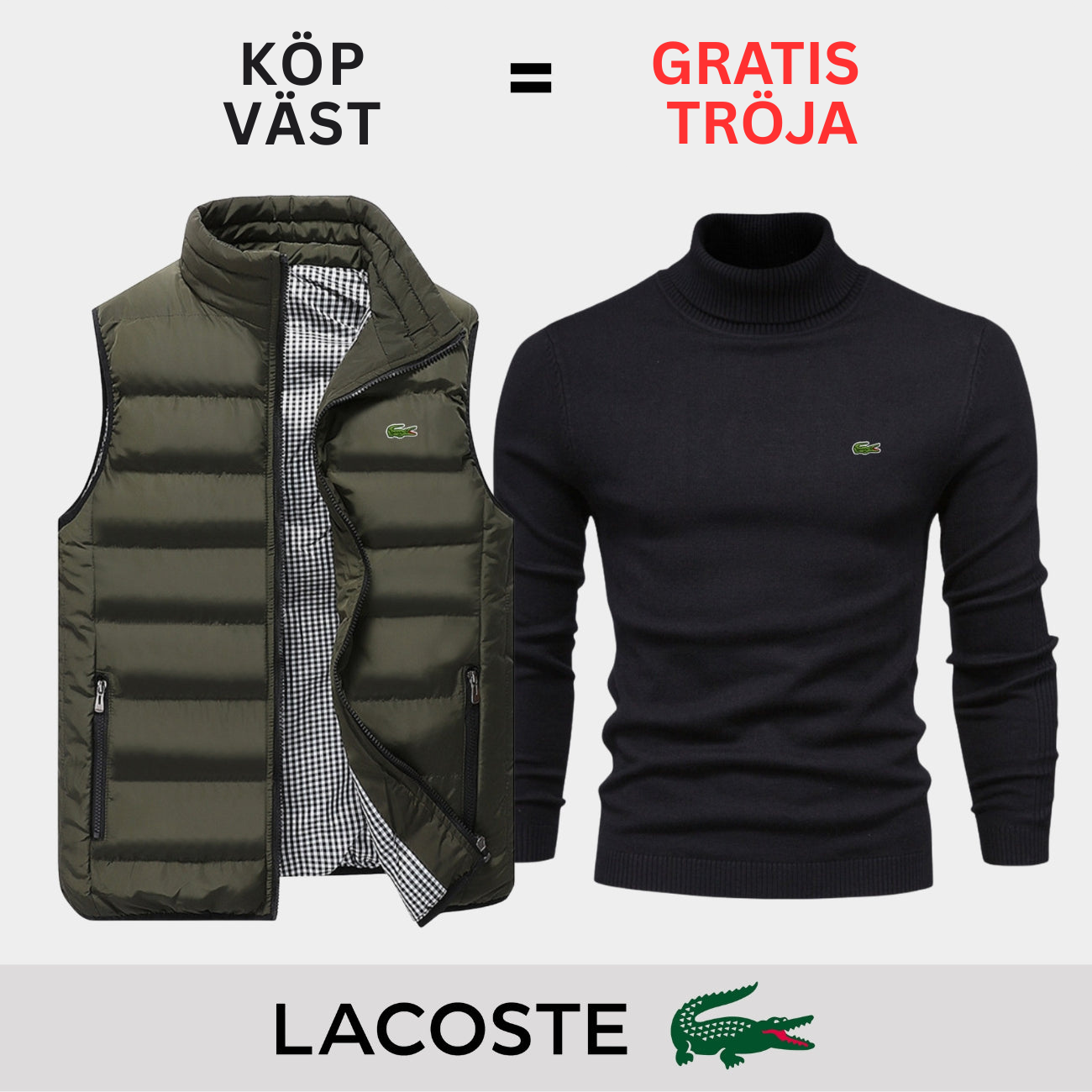 PREMIUM CASUAL VÄST + TRÖJA ERBJUDANDE || BEGRÄNSAT TID ERBJUDANDE