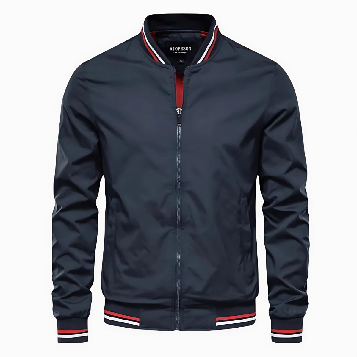 Maverick™ - Stilfull Randig Bomberjacka