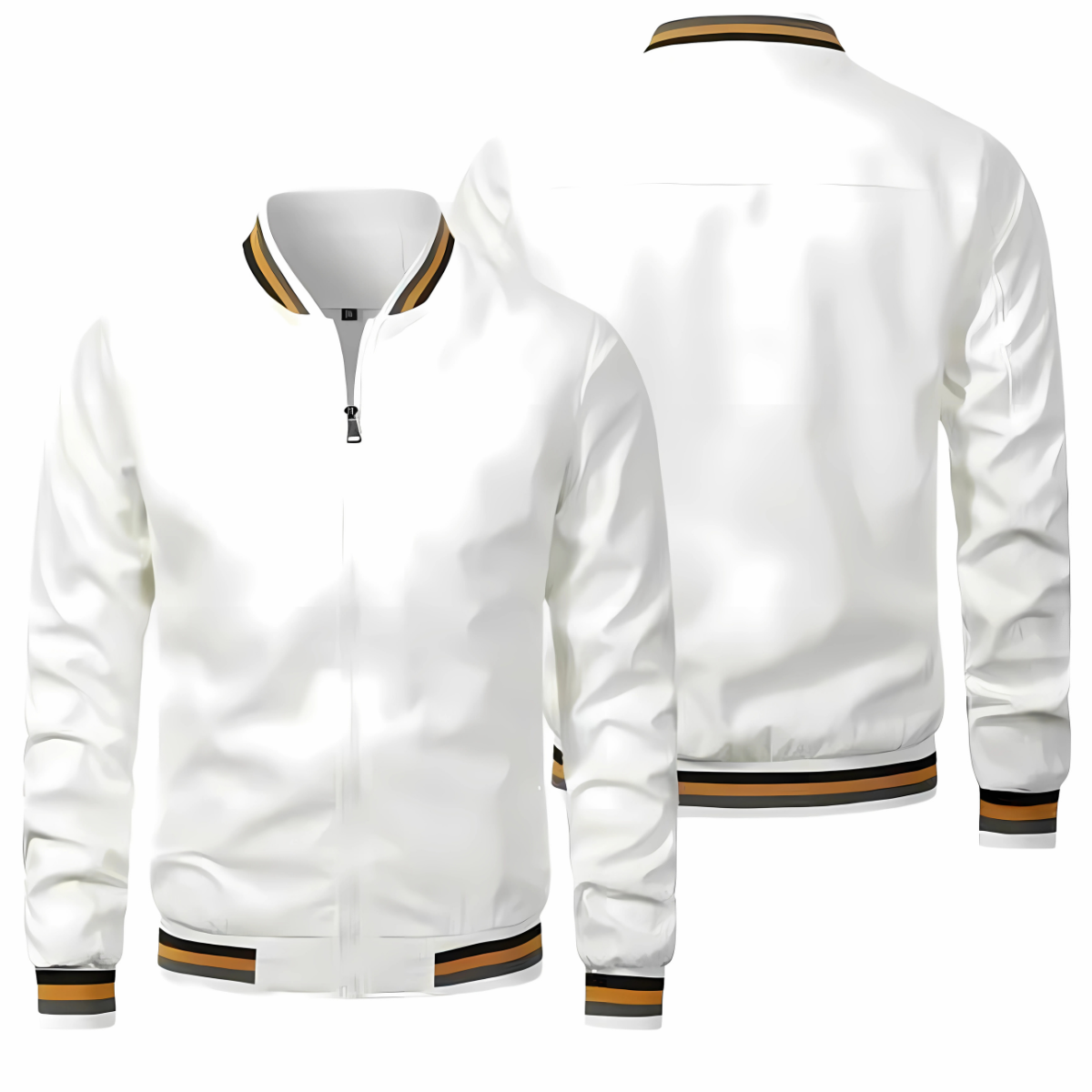 Maverick™ - Stilfull Randig Bomberjacka