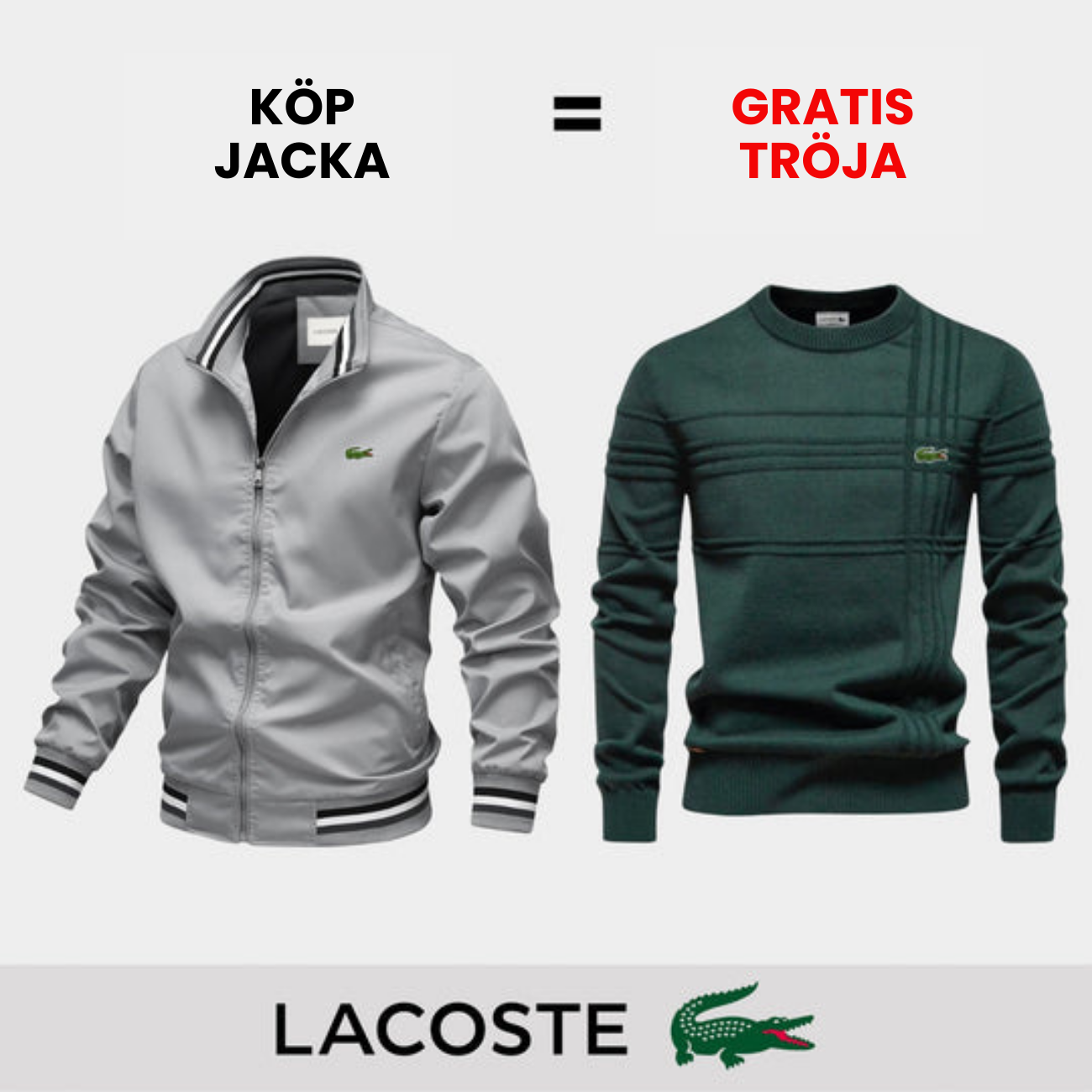 CASUAL JACKA + GRATIS TRÖJA || BEGRÄNSAT ERBJUDANDE