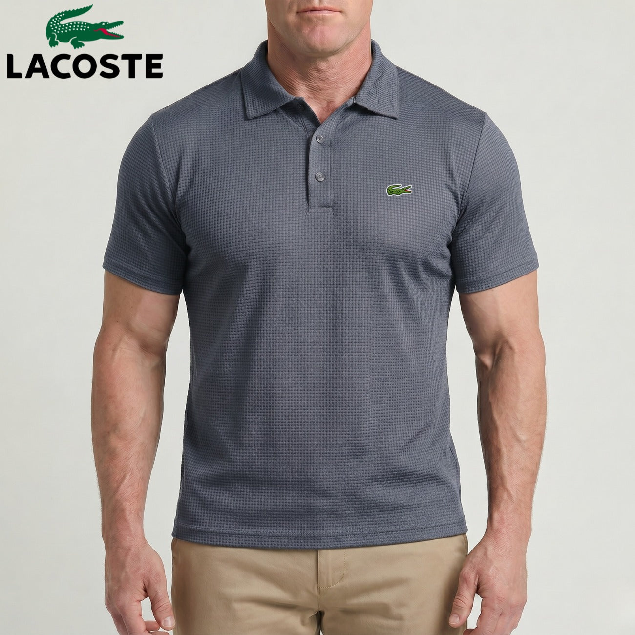 Waffle-Weave Tech Polo || Utförsäljning