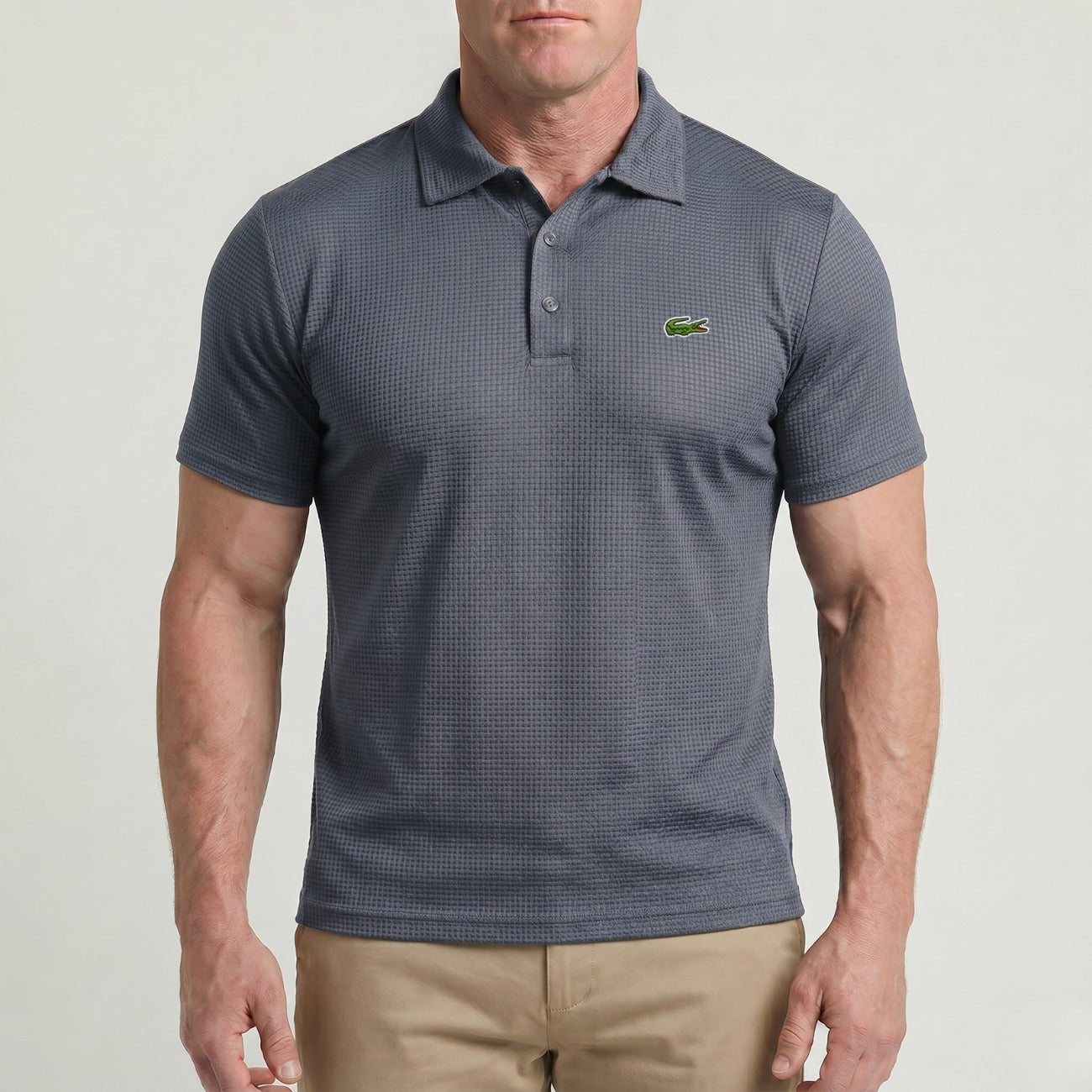 Waffle-Weave Tech Polo - Utförsäljning