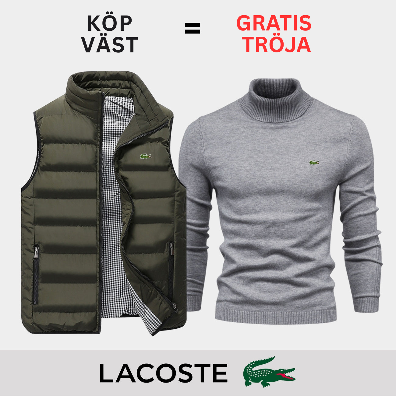 PREMIUM CASUAL VÄST + TRÖJA ERBJUDANDE || BEGRÄNSAT TID ERBJUDANDE
