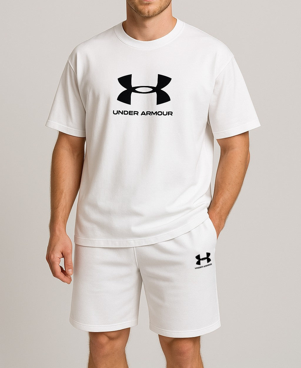 Somrig och Avslappnad Herroutfit || T-shirt och Shorts