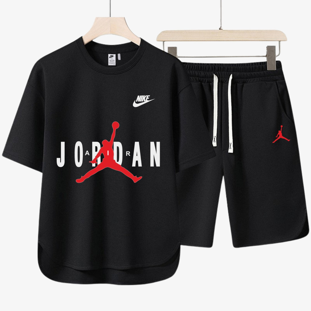 Avslappnad Herroutfit - T-shirt och Shorts