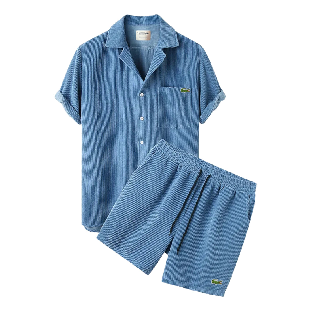Avslappnat Set med Skjorta och Shorts - LAGERRÖJNINGSPRIS
