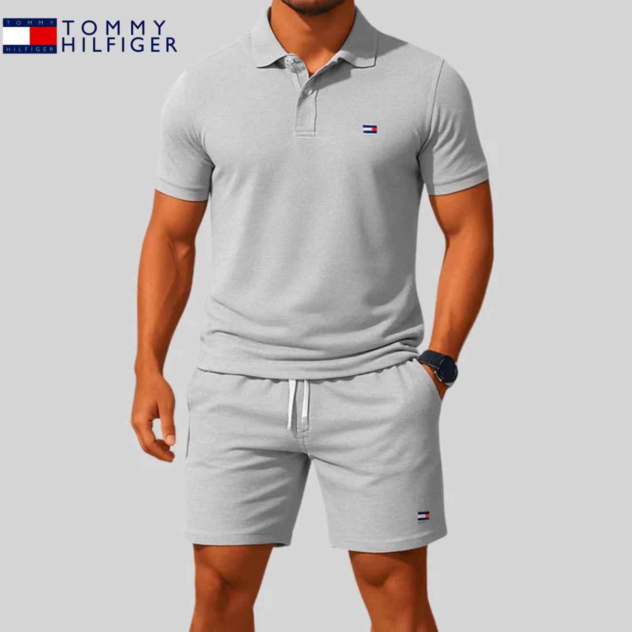 2026 Grundläggande Smal Färdig Piké & shorts set || Utförsäljningskampanj