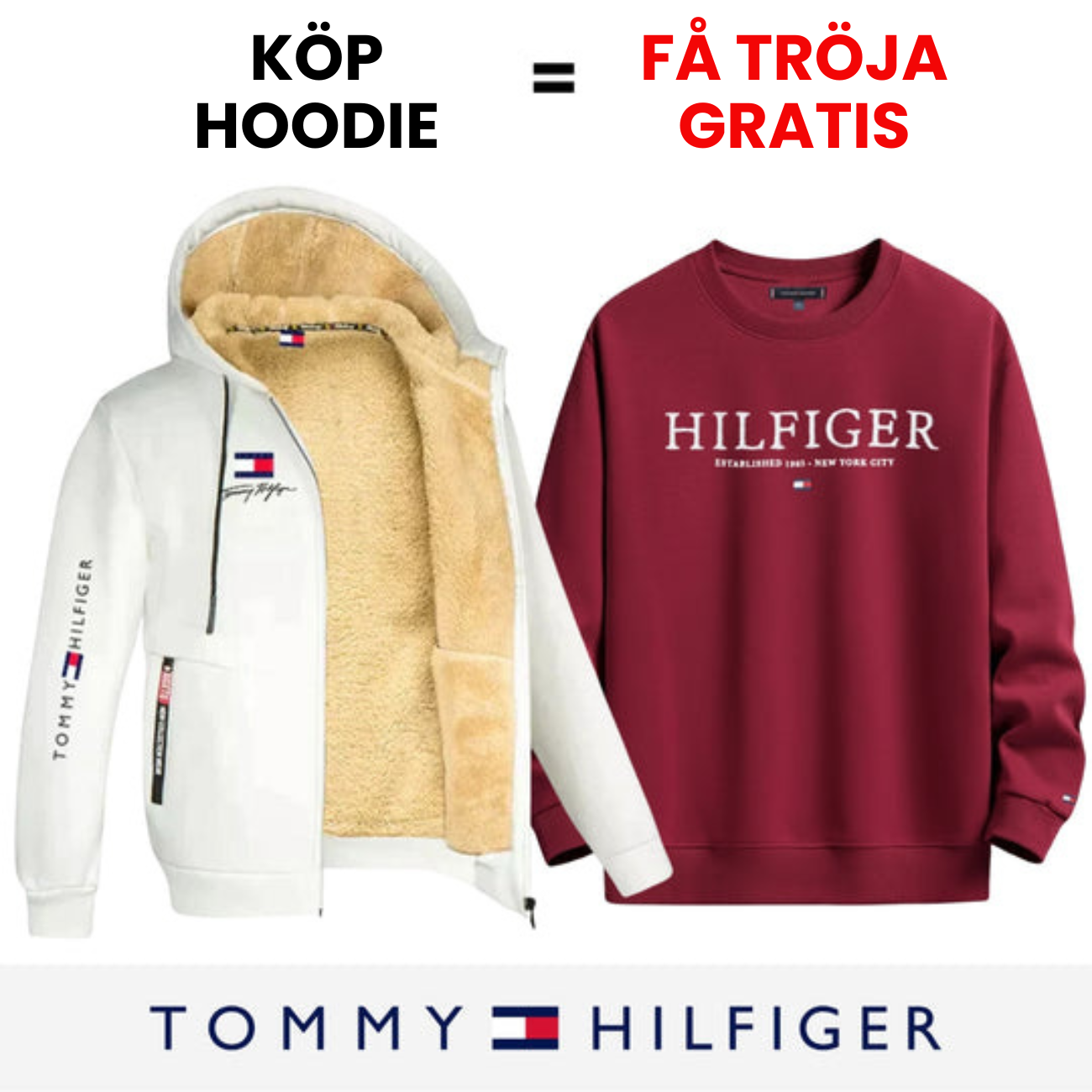 Premium Sherpa Hoodie + Sweat Erbjudande || BEGRÄNSAD ERBJUDANDE