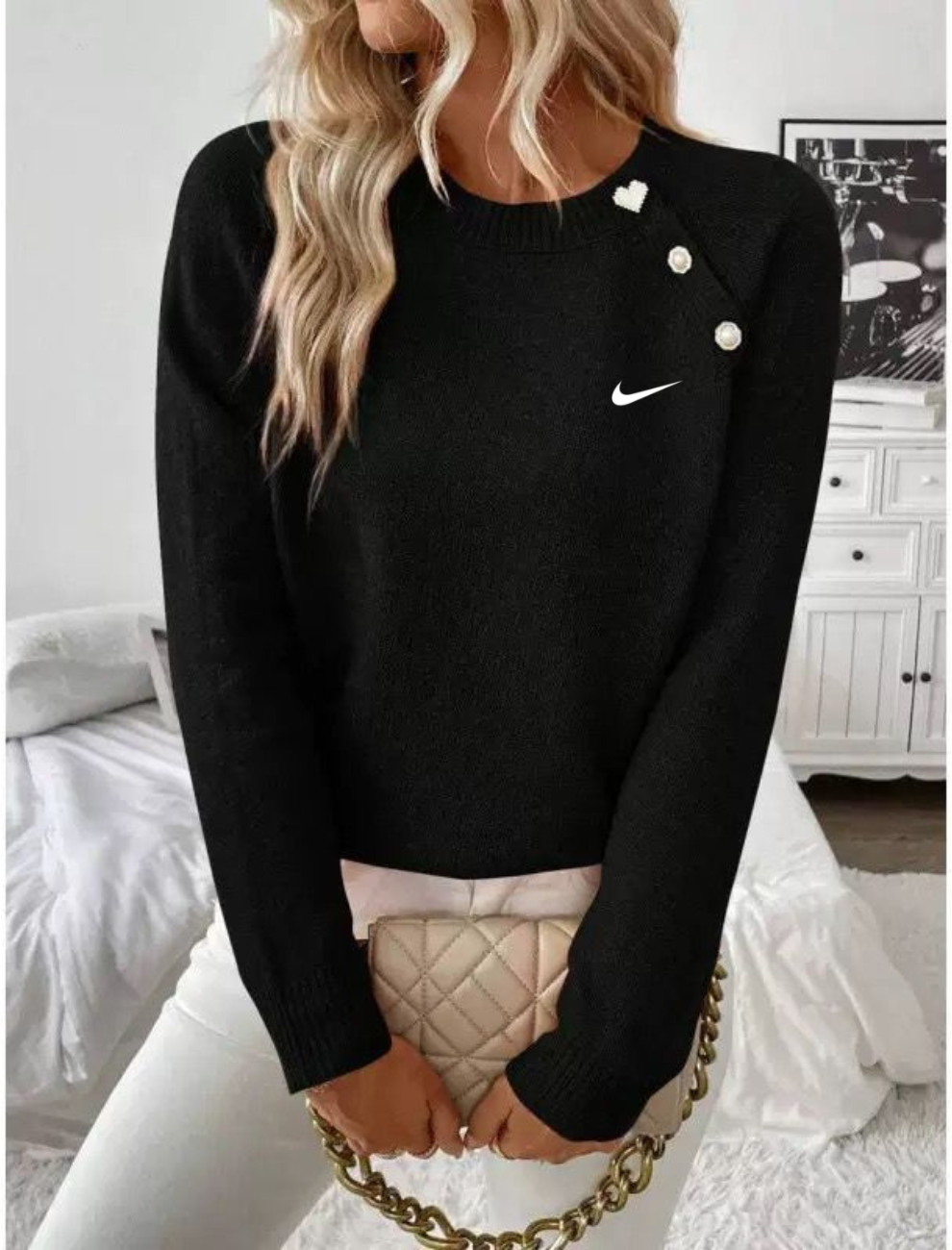 Essential Chic Knapptröja || Utförsäljning