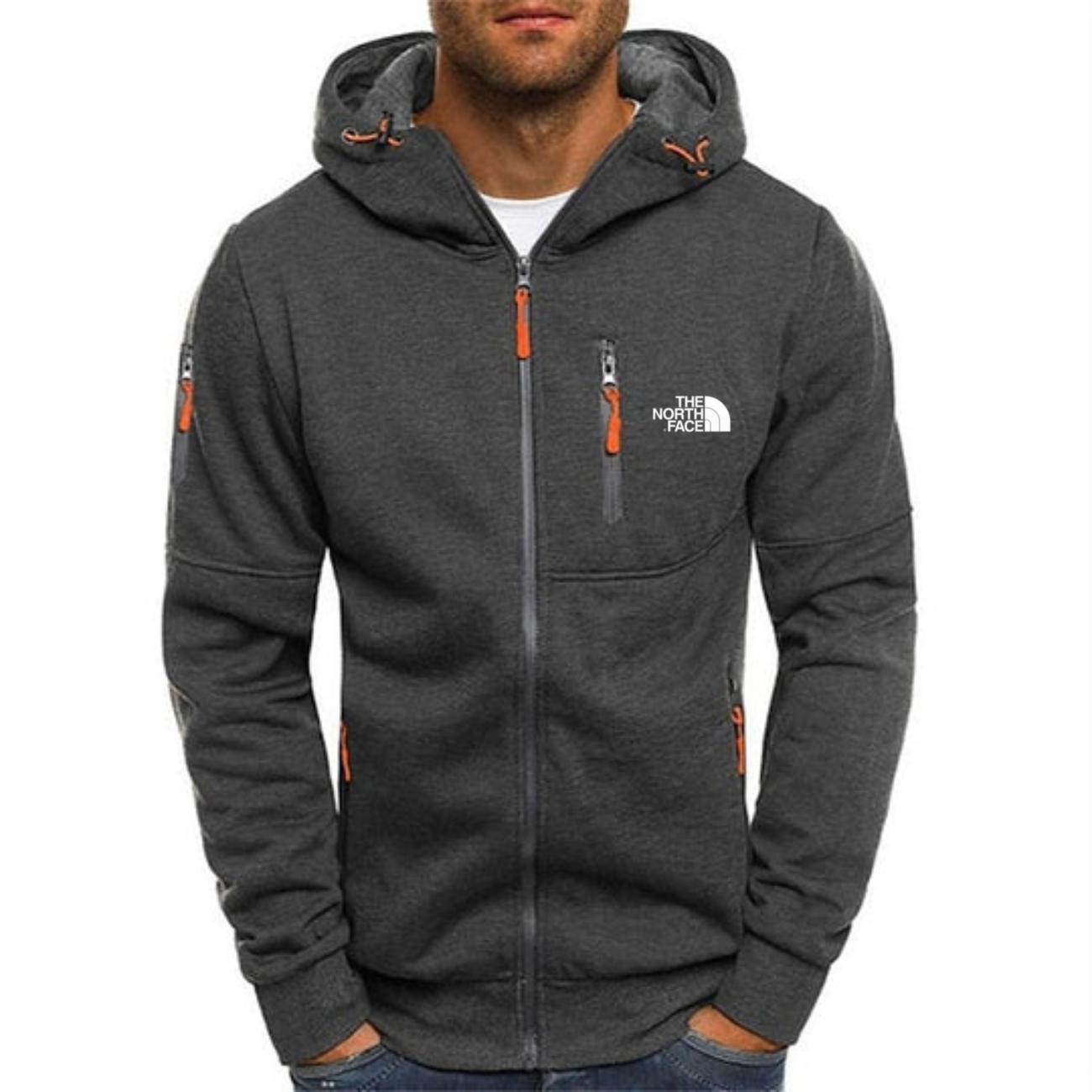Premium Komfort Zip-Up Hoodie - Utförsäljning